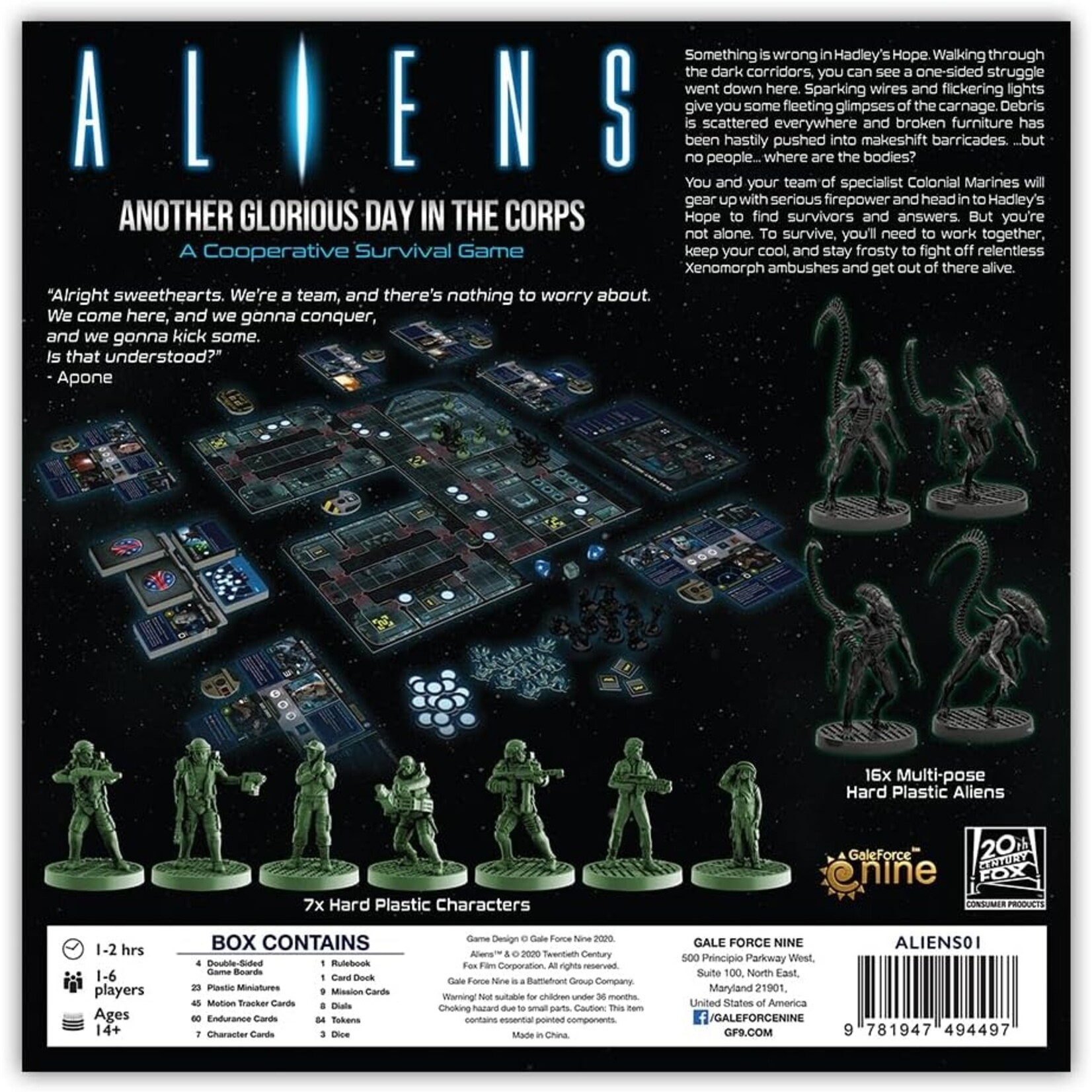 Gale Force Nine, LLC Aliens Another Glorious Day in The Corps (Updated edition)