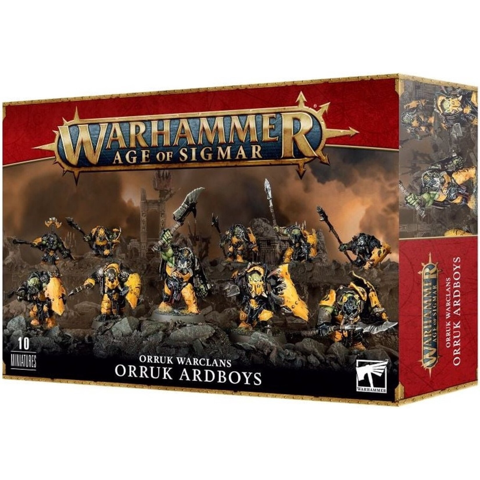 Warhammer: age of sigmar Orruk Warclans: Orruk Ardboys