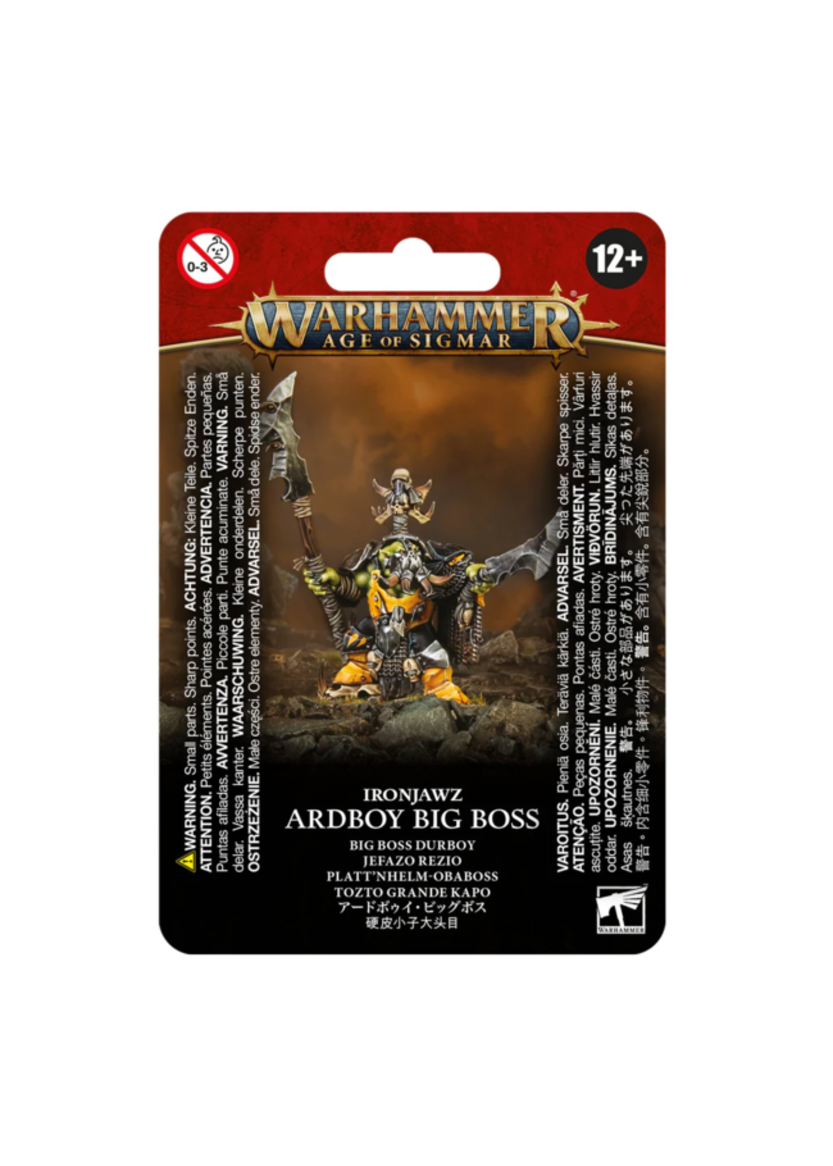 Warhammer: age of sigmar Orruk Warclans: Ardboy Big Boss