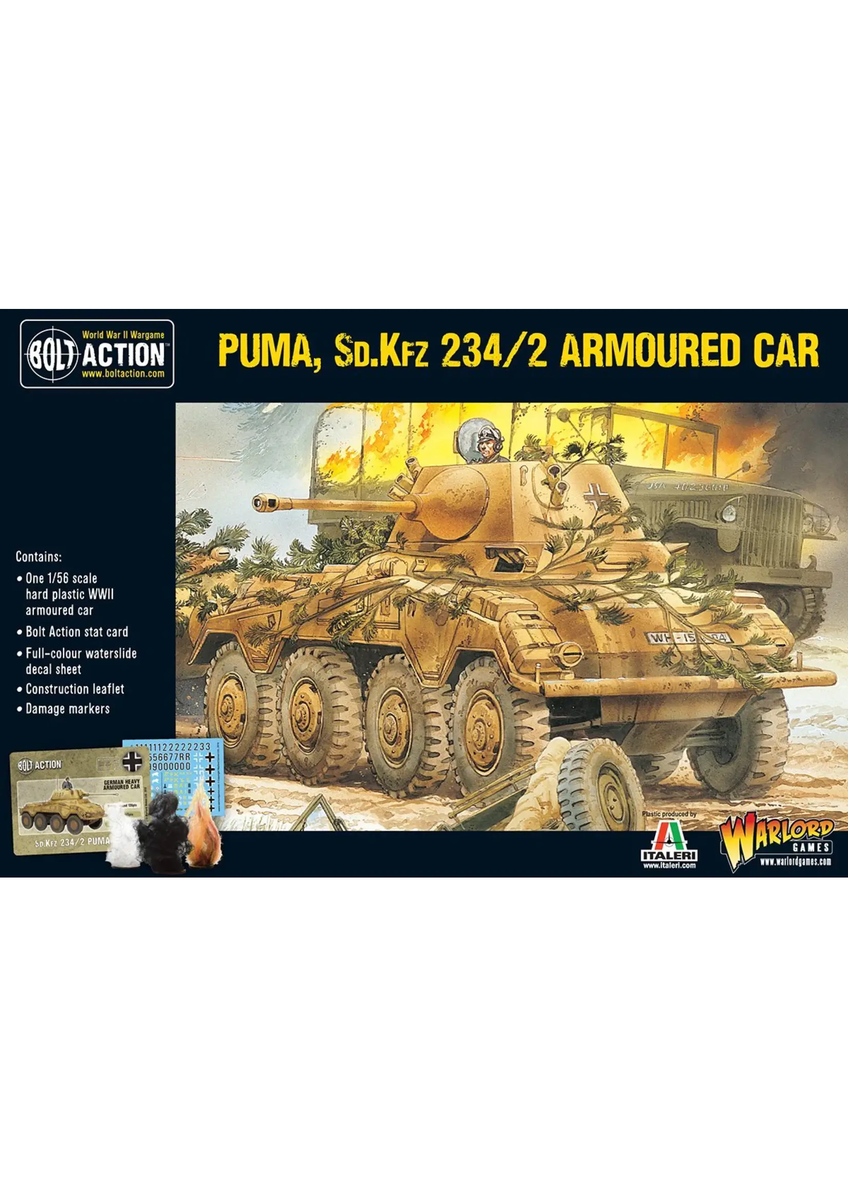 Bolt Action 2 Puma Sd.Kfz 234/2 Armoured Car