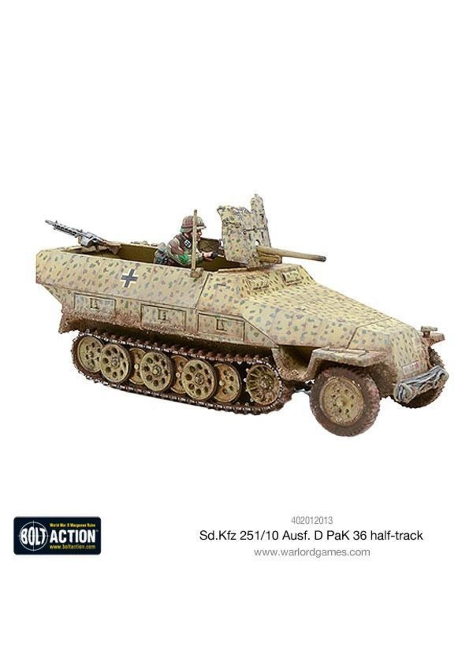 Bolt Action 2 Sd.Kfz 251/10 Pak 36 Half-Track