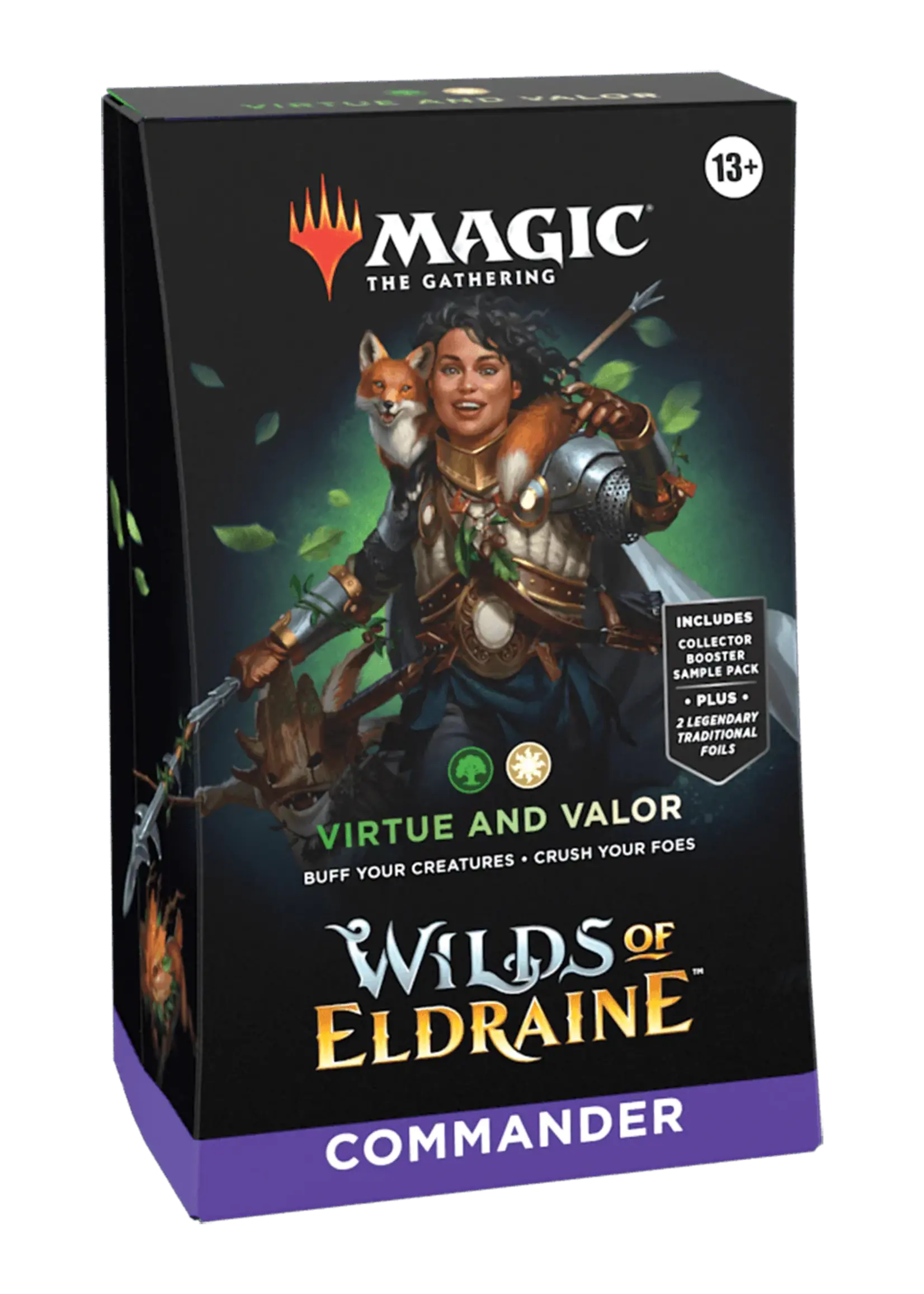 Magic the gathering Wilds of eldraine: Commander deck:  Virtue and valor