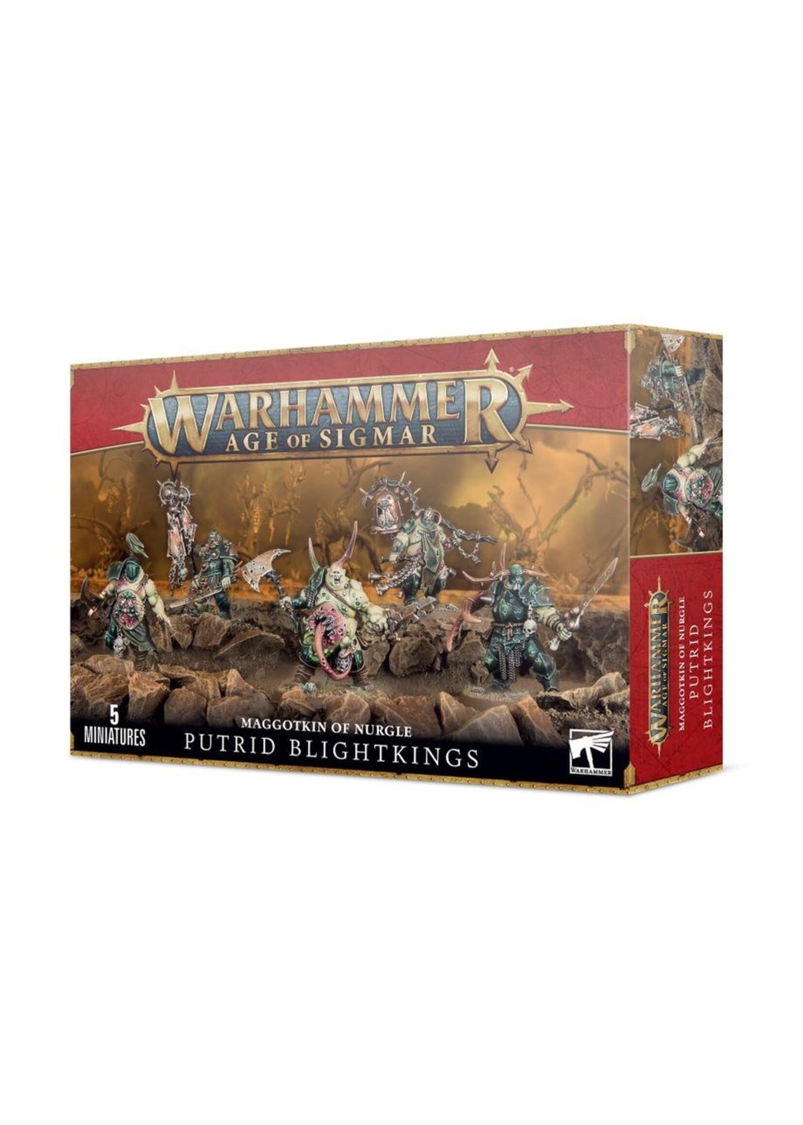Warhammer: age of sigmar Maggotkin Of Nurgle: Putrid Blightkings