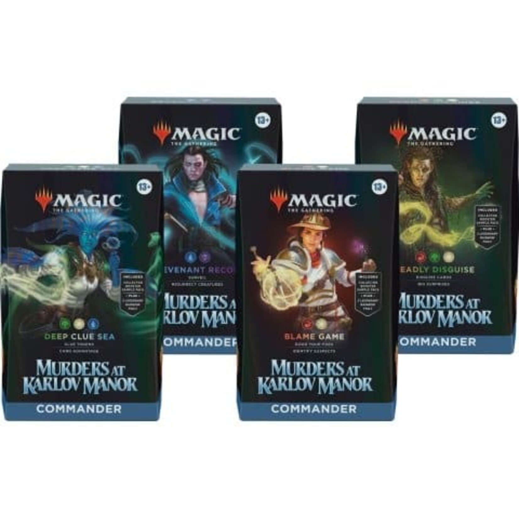 Magic the gathering Murders at Karlov Manor - Commander Deck Set ( 4 decks ) -