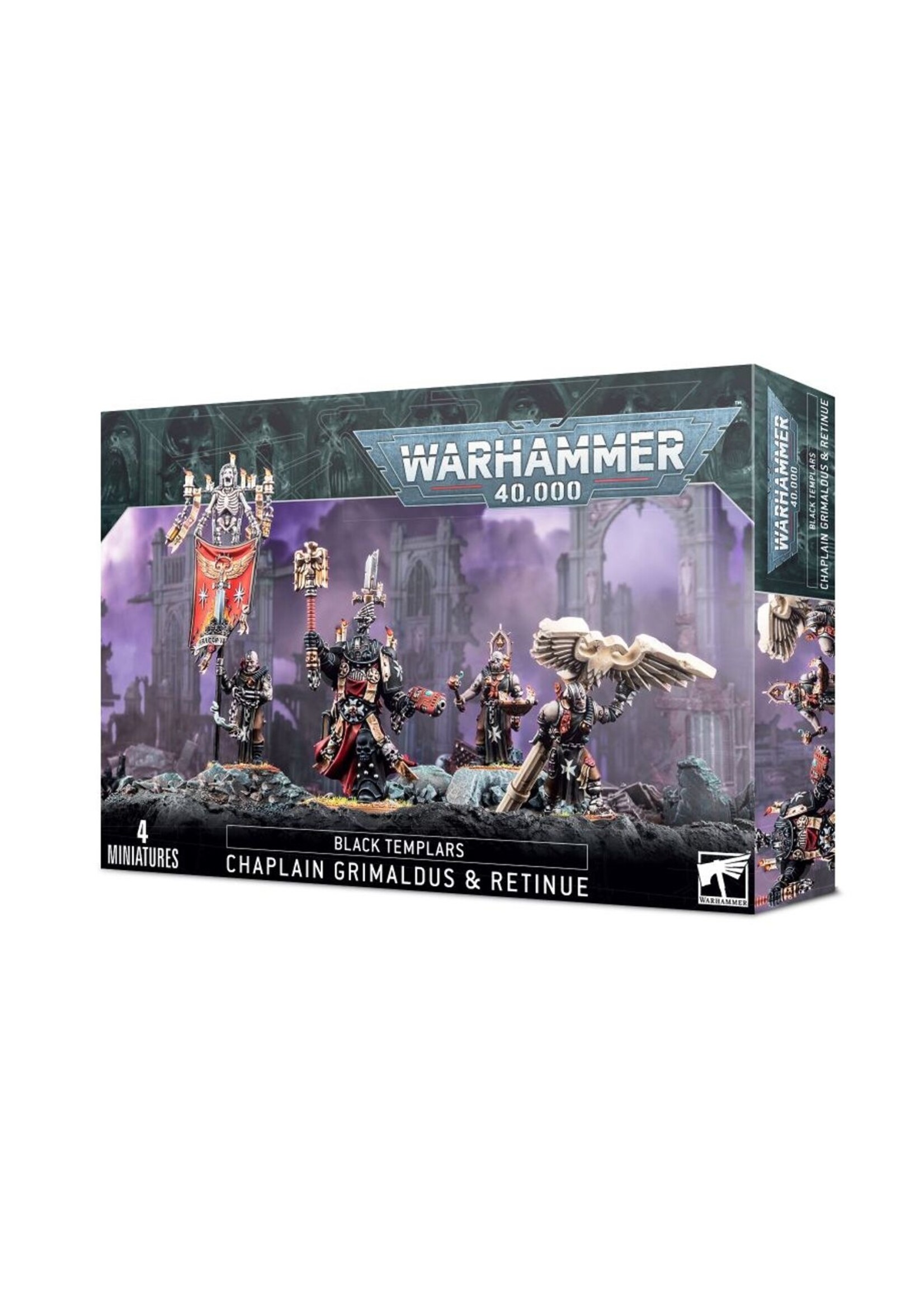 Warhammer: 40.000 Black Templars: Chaplain Grimaldus & Retinue