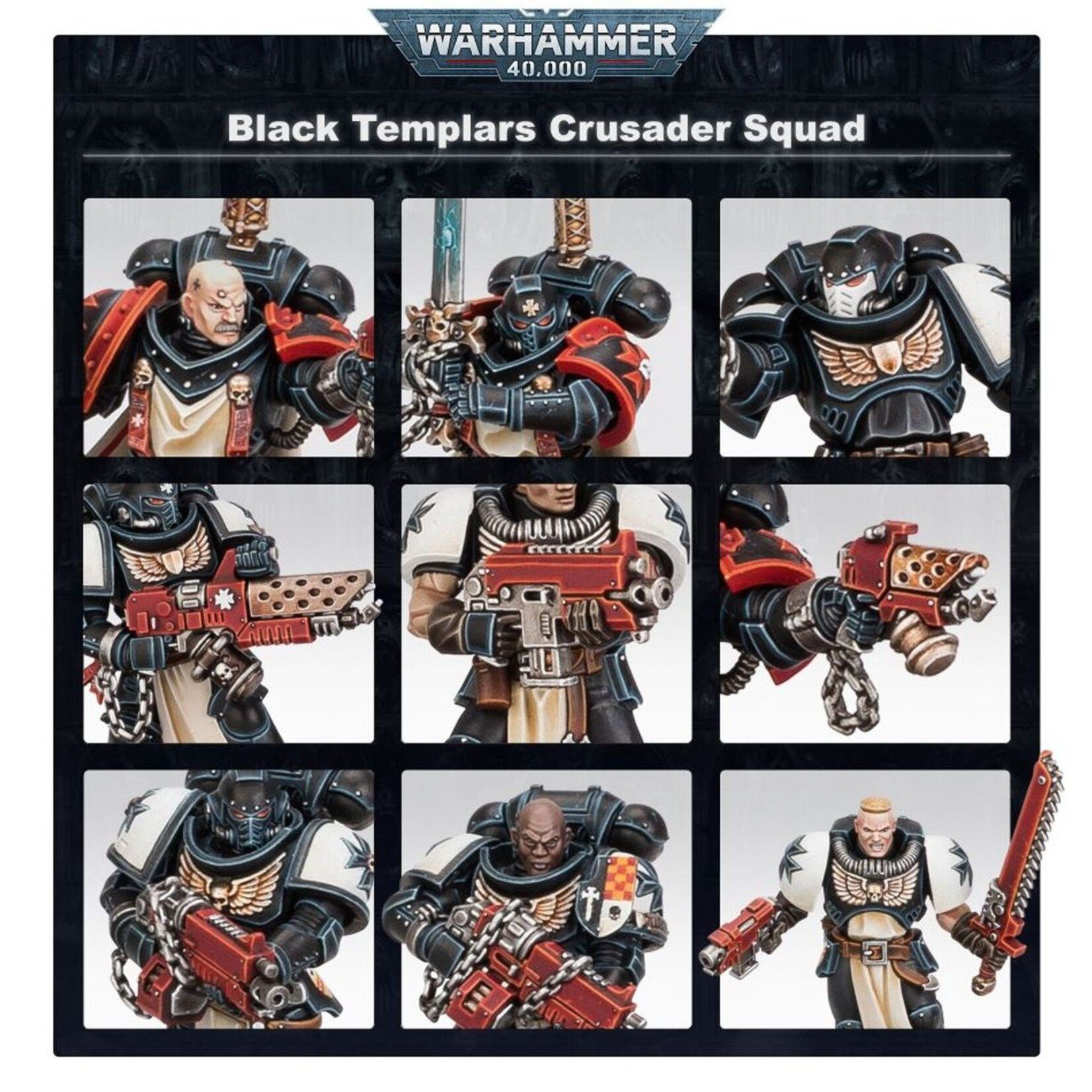 Warhammer: 40.000 Black Templars: Primaris Crusader Squad