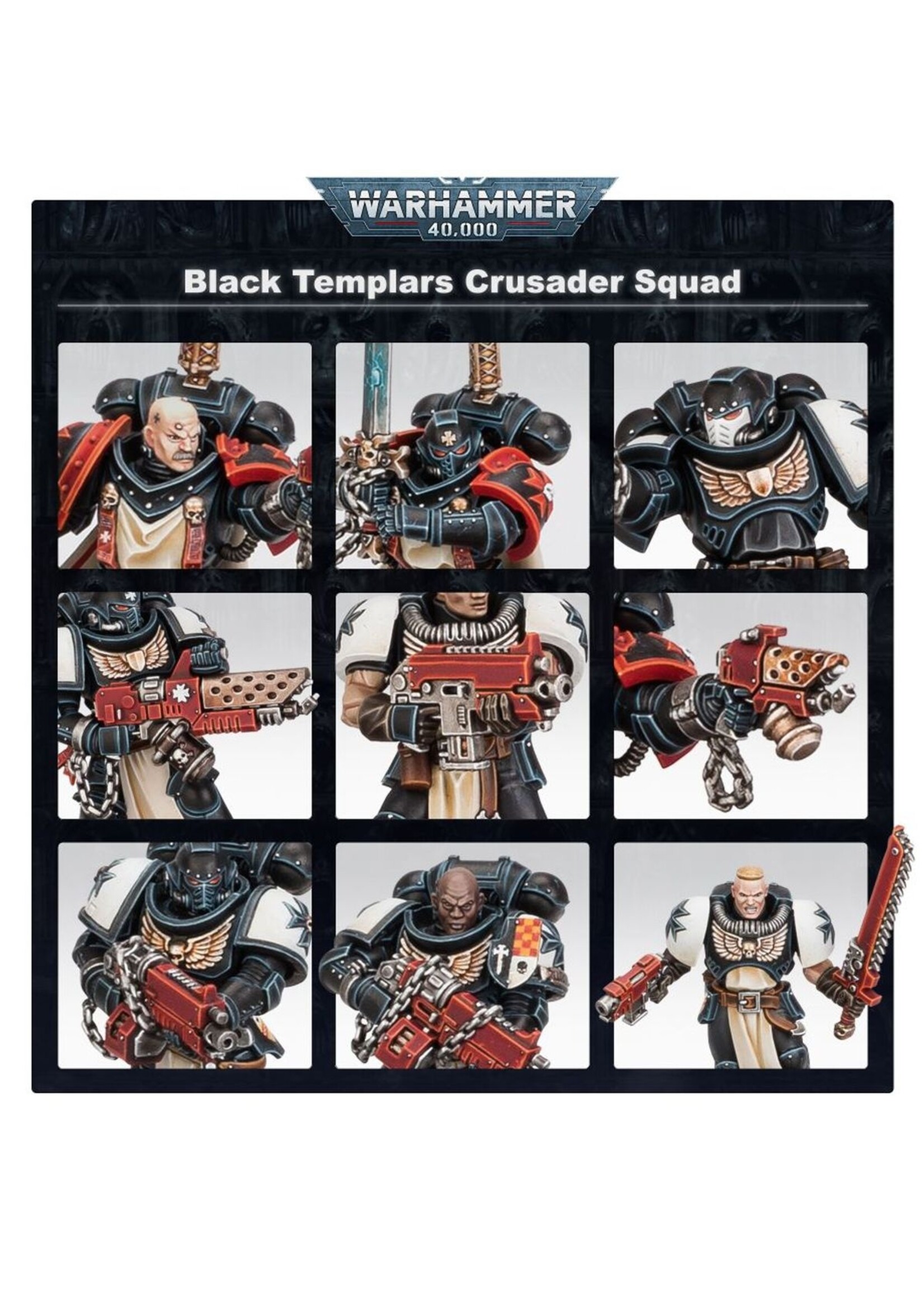 Warhammer: 40.000 Black Templars: Primaris Crusader Squad