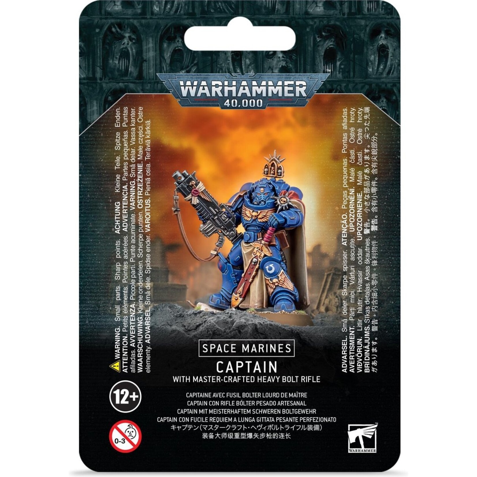 Warhammer: 40.000 Space Marines: Captain with Master-Crafted Heavy Bolt Rifle