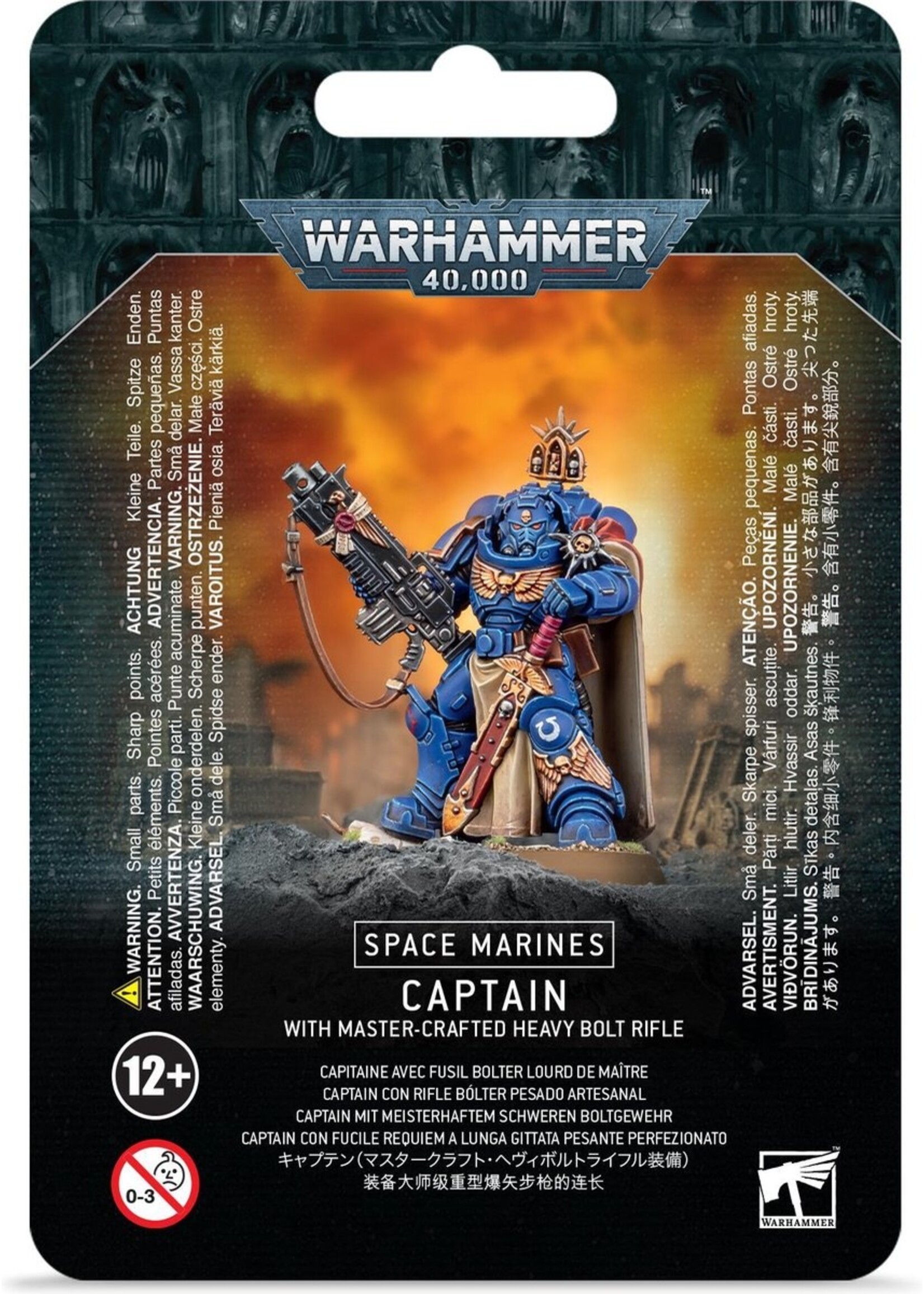 Warhammer: 40.000 Space Marines: Captain with Master-Crafted Heavy Bolt Rifle