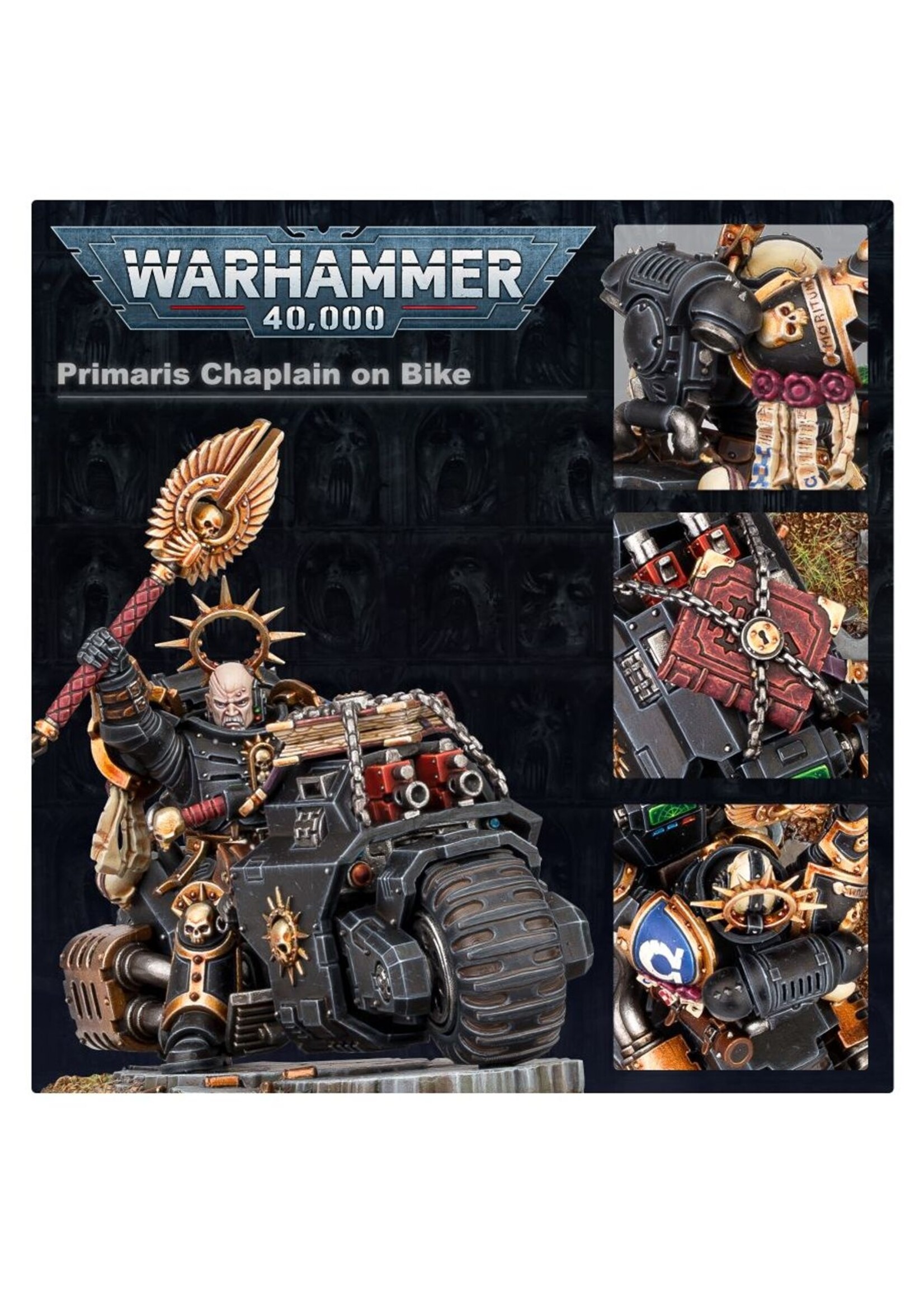 Warhammer: 40.000 Space Marines: Primaris Chaplain on Bike