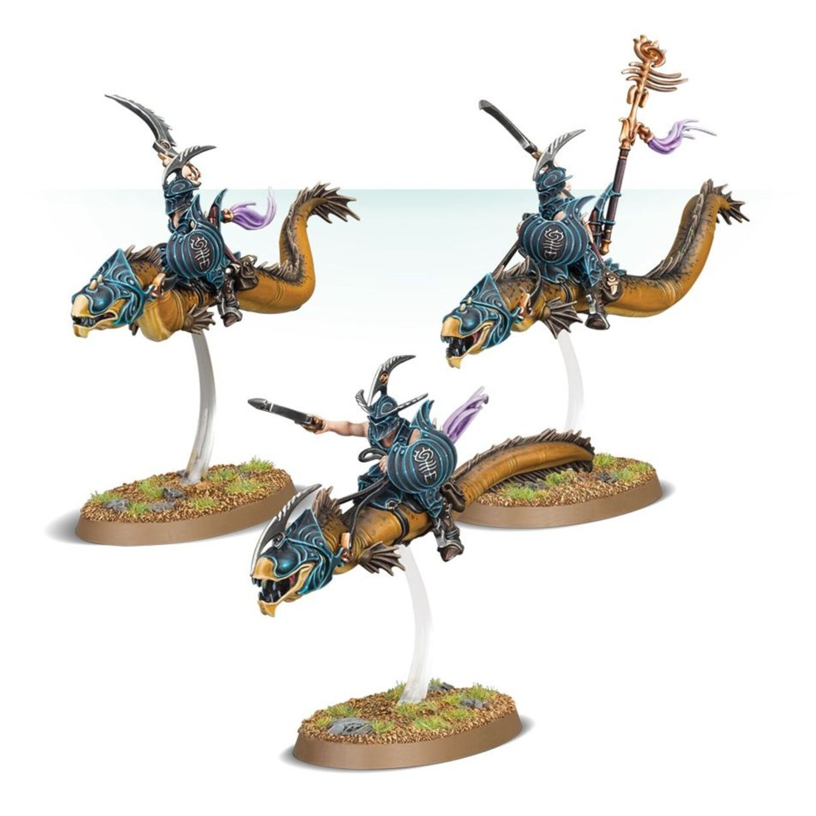 Warhammer: age of sigmar Idoneth Deepkin: Akhelian Morrsarr Guard/ Ishlaen Guard