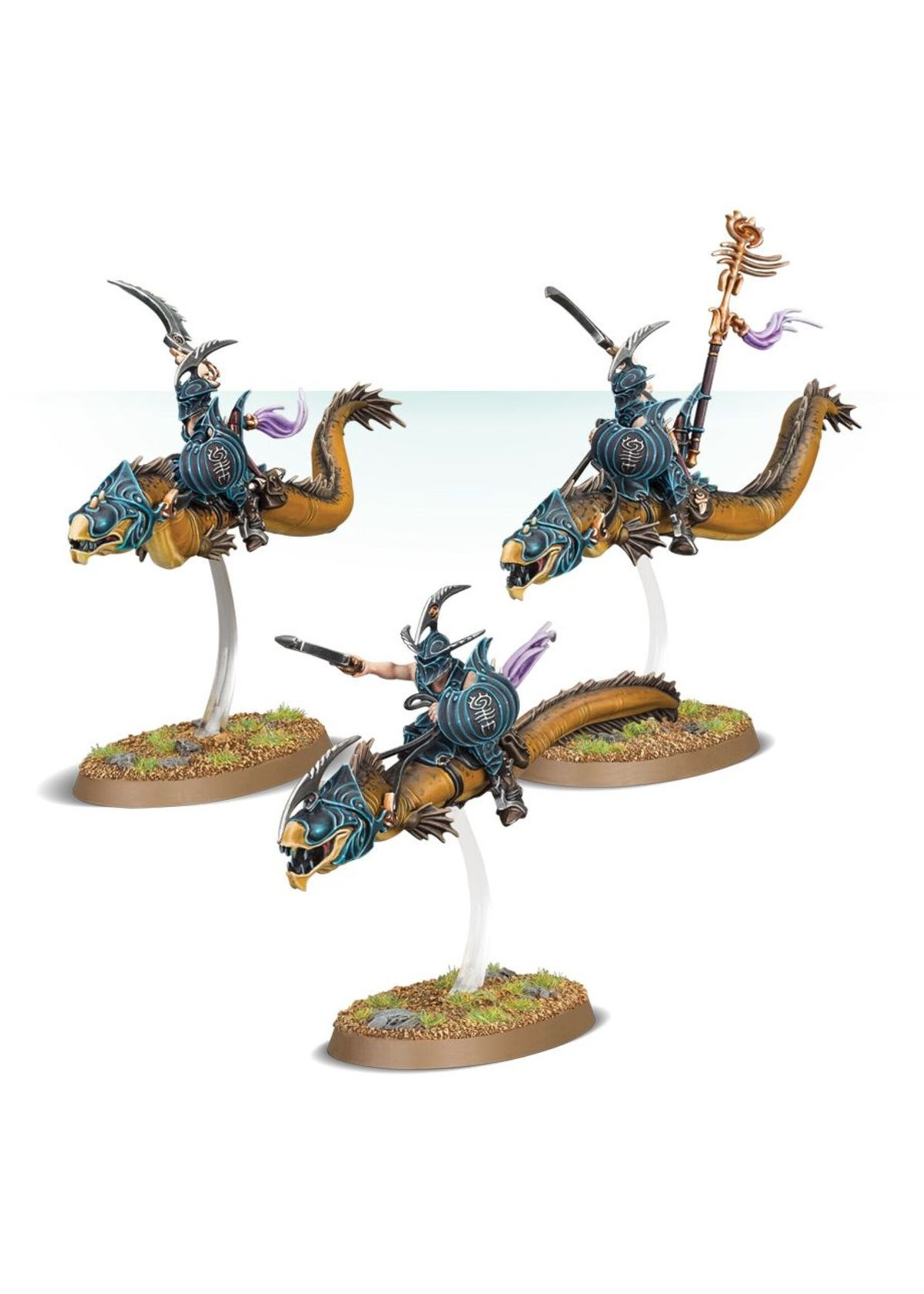 Warhammer: age of sigmar Idoneth Deepkin: Akhelian Morrsarr Guard/ Ishlaen Guard