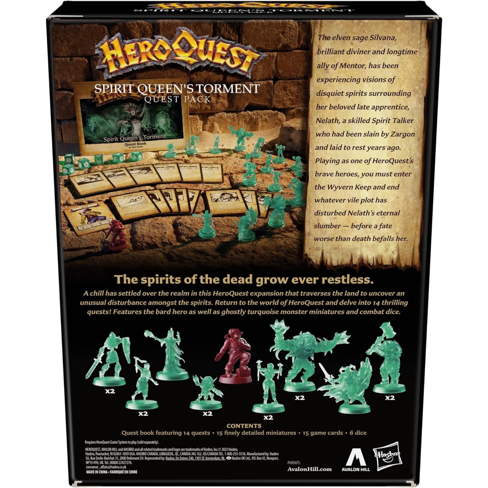 Avalon Hill Heroquest - Spirit Queen's Torment Quest Pack - EN