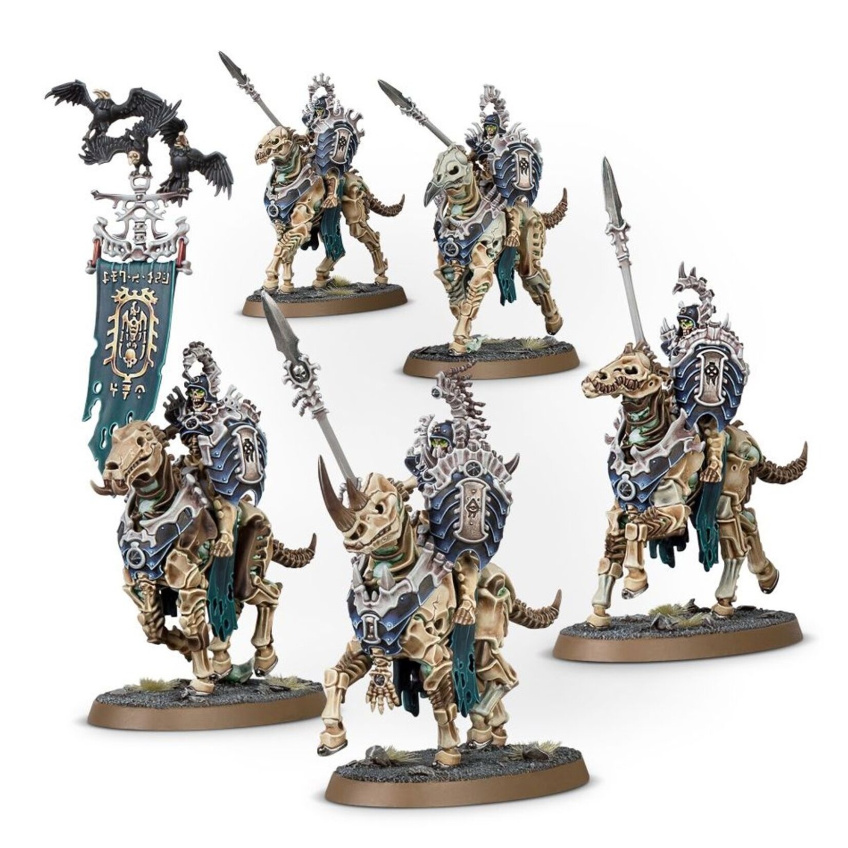 Warhammer: age of sigmar Ossiarch Bonereapers: Kavalos Deathriders