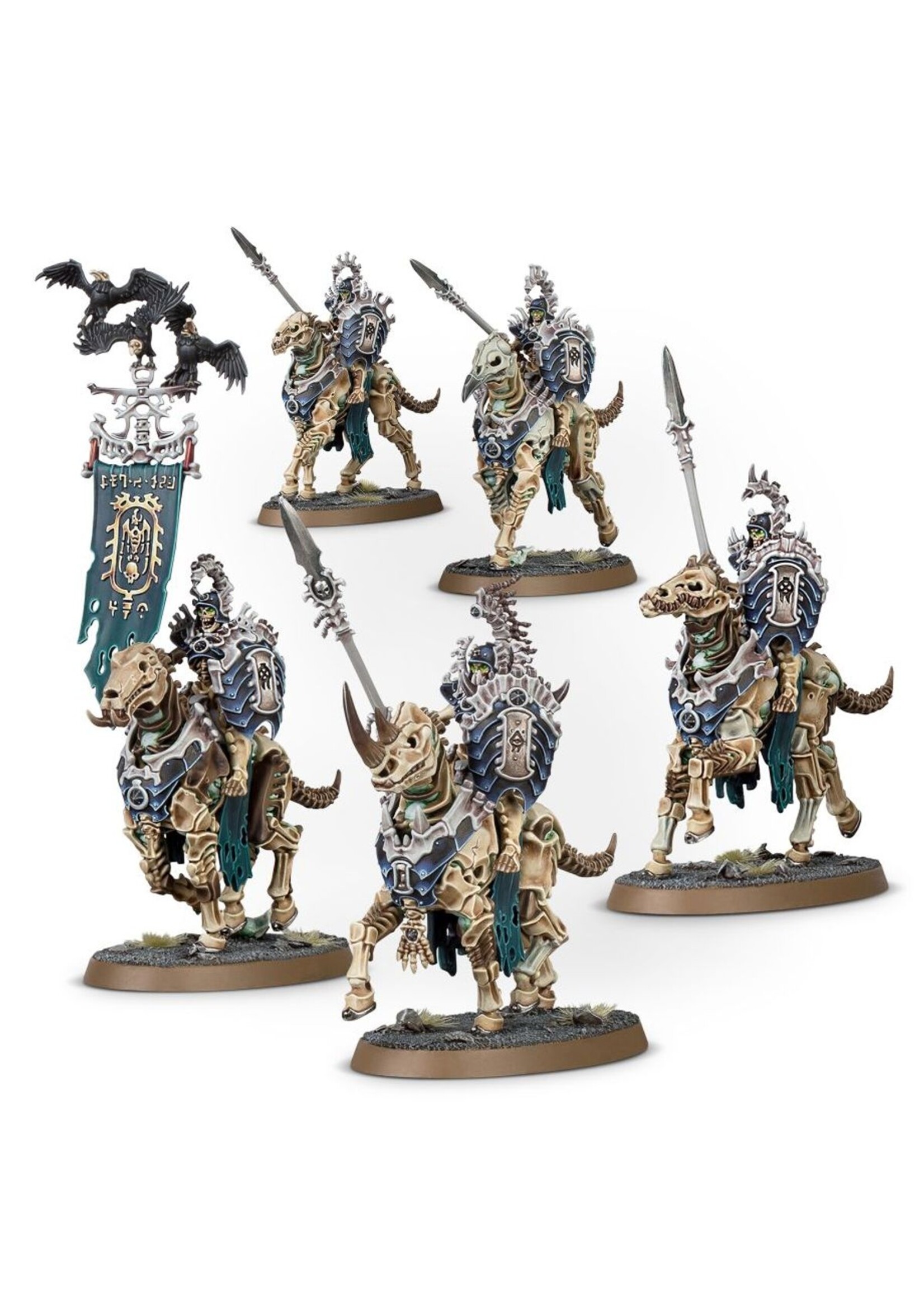 Warhammer: age of sigmar Ossiarch Bonereapers: Kavalos Deathriders