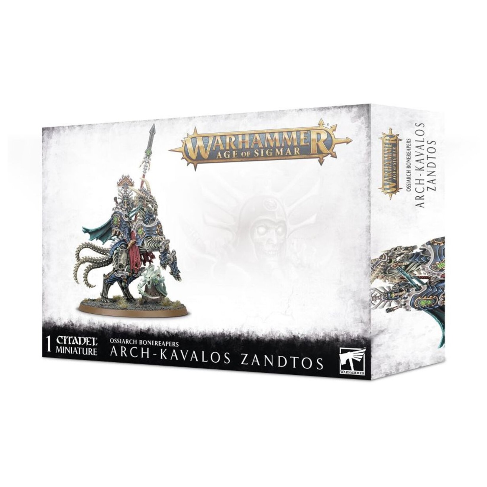 Warhammer: age of sigmar Ossiarch Bonereapers: Arch-Kavalos Zandtos