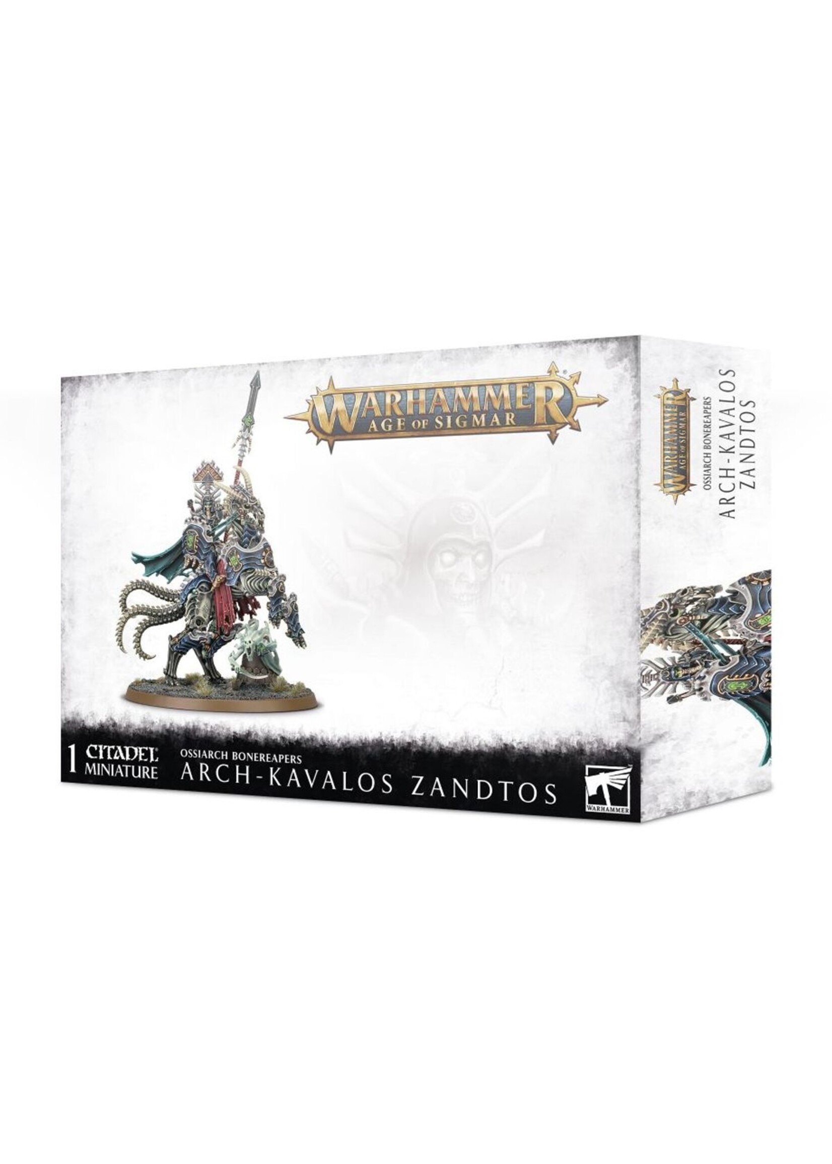 Warhammer: age of sigmar Ossiarch Bonereapers: Arch-Kavalos Zandtos