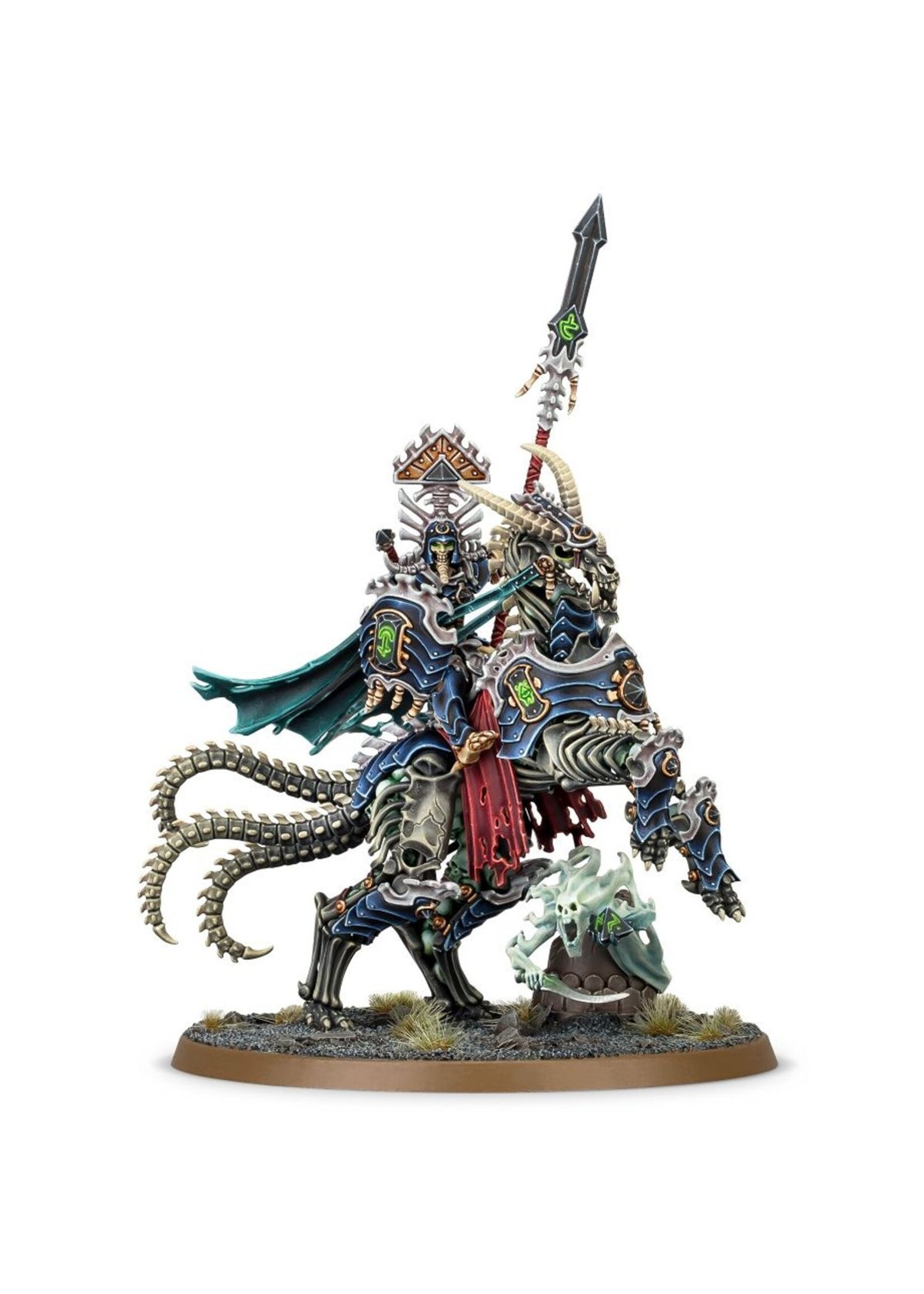 Warhammer: age of sigmar Ossiarch Bonereapers: Arch-Kavalos Zandtos