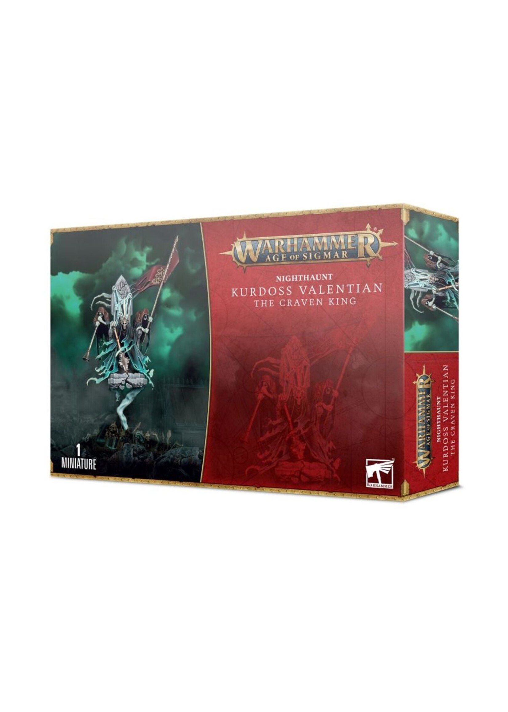 Warhammer: age of sigmar Nighthaunt: Kurdoss Valentian, the Craven King
