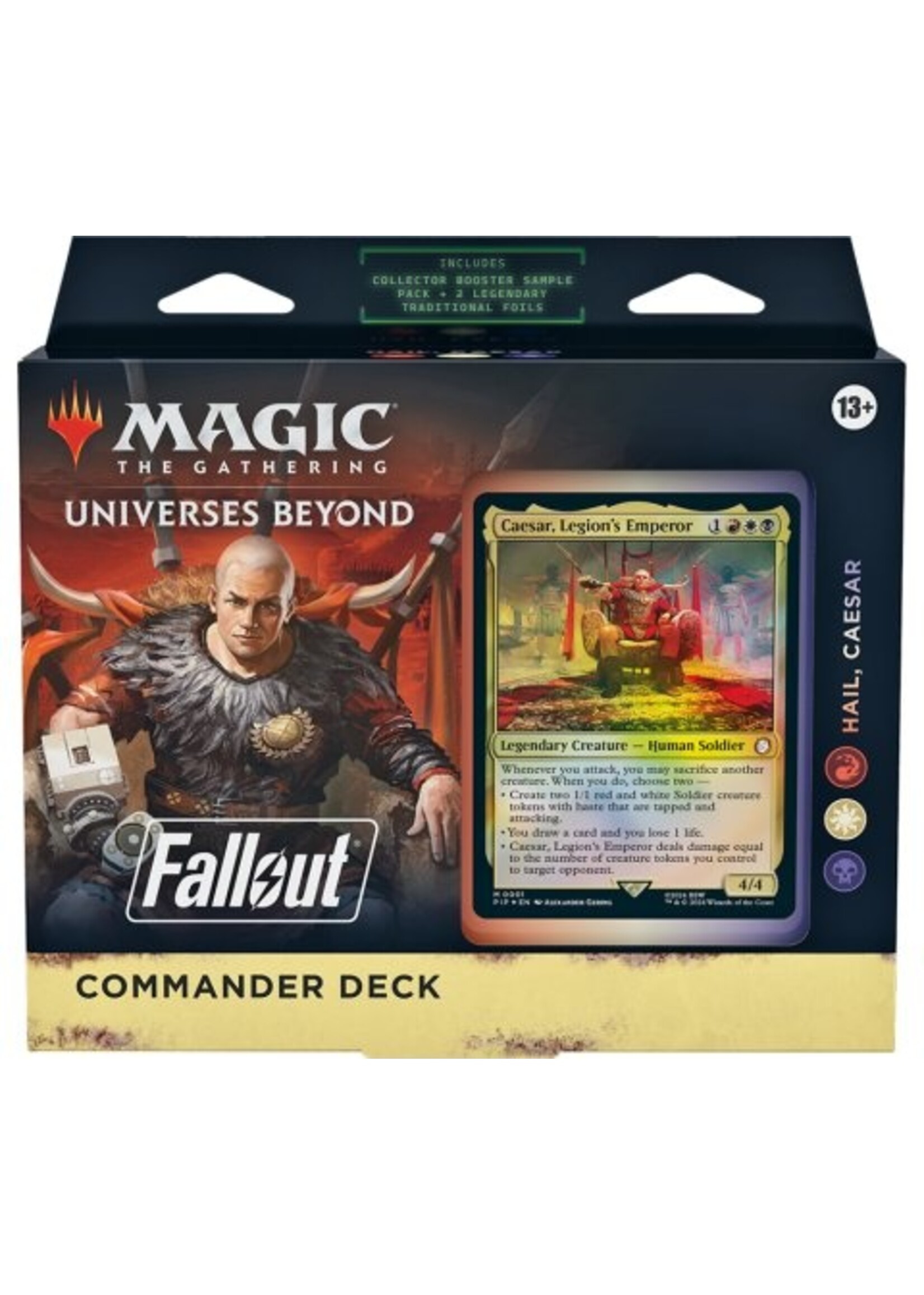 Magic the gathering Universes Beyond: Fallout: "Hail, Caesar" Commander deck