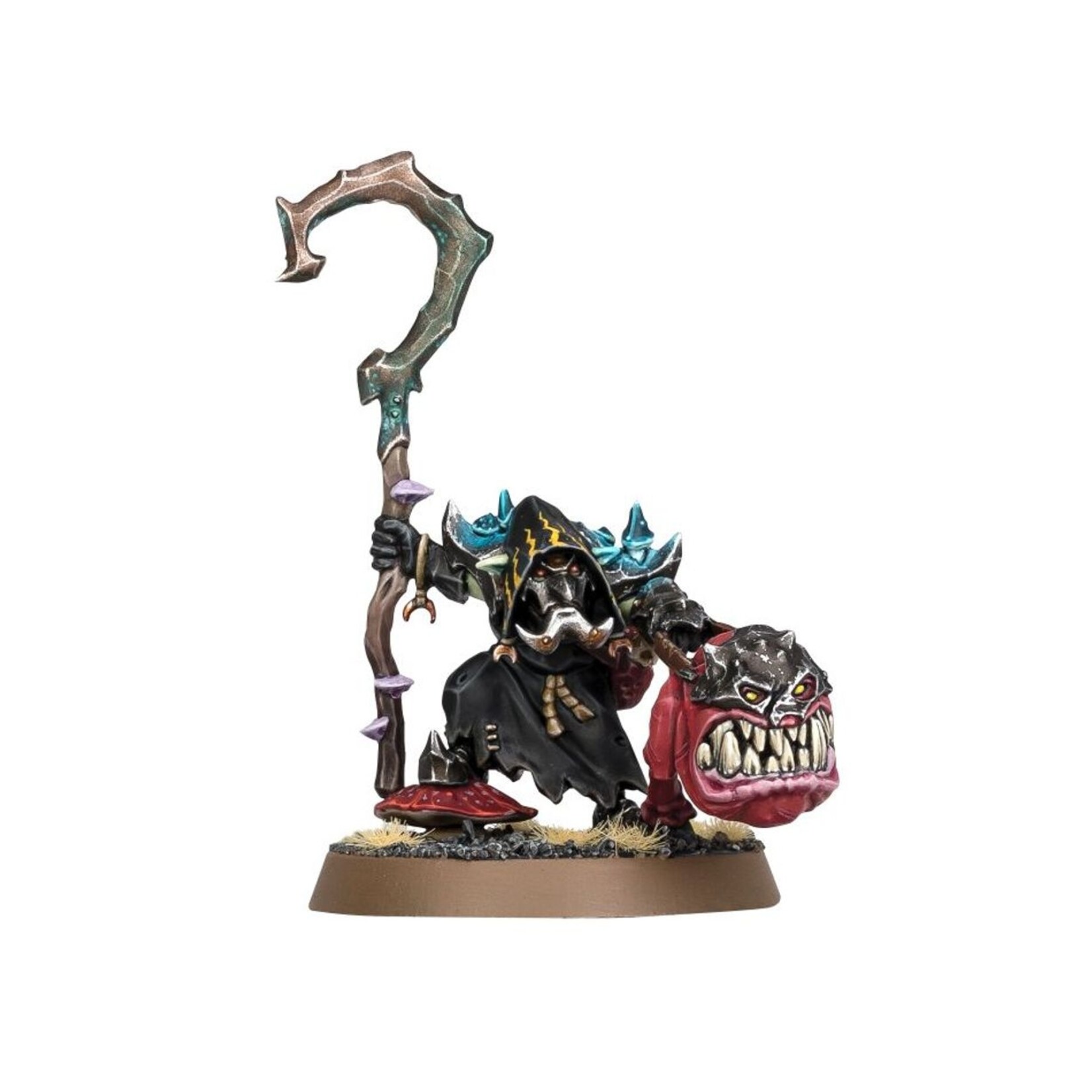 Warhammer: age of sigmar Gloomspite Gitz: Squiboss with Gnasha-Squig
