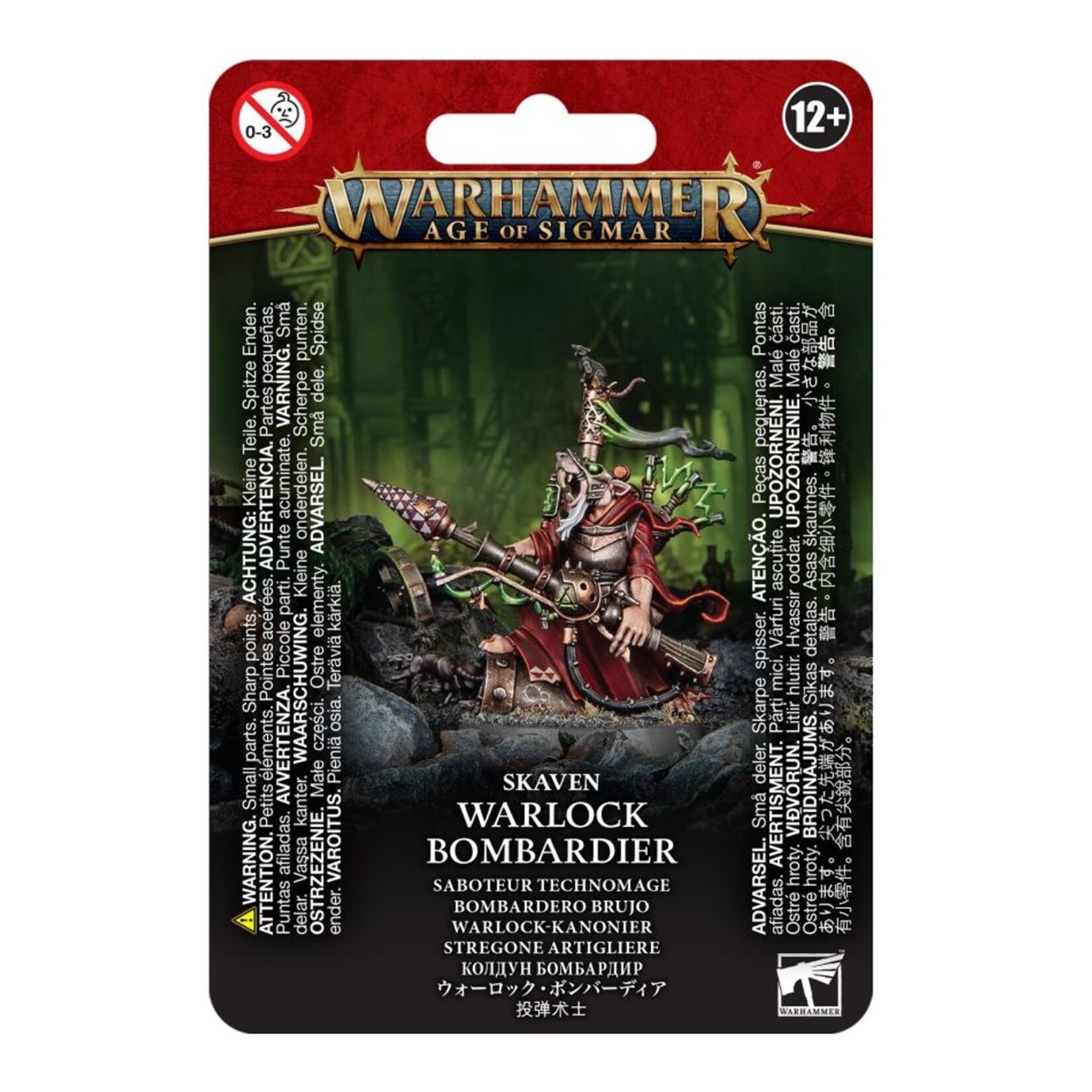 Warhammer: age of sigmar Skaven: Warlock Bombardier