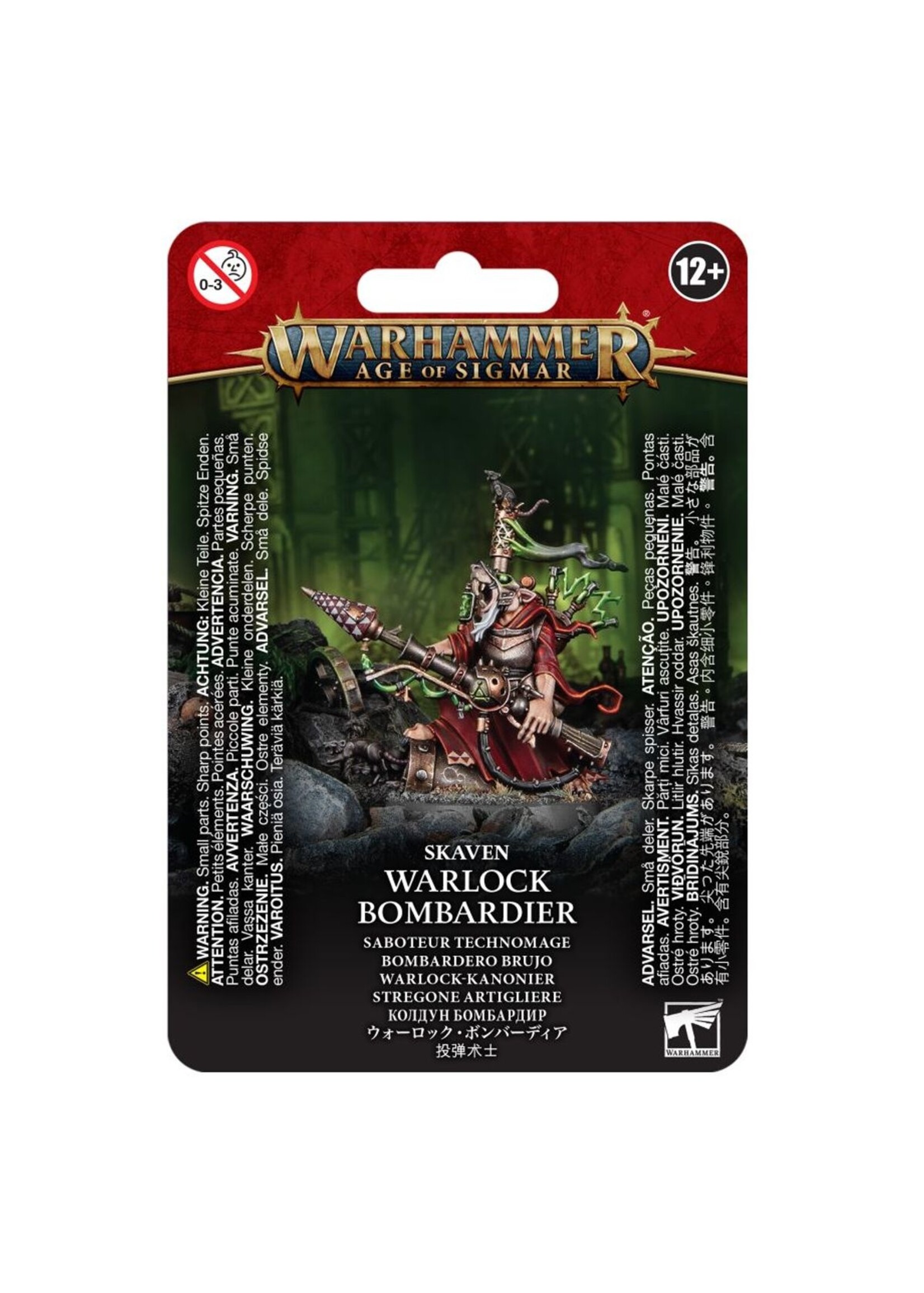 Warhammer: age of sigmar Skaven: Warlock Bombardier