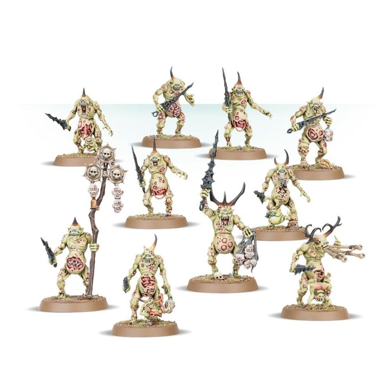 Warhammer: age of sigmar Maggotkin of Nurgle: Plaguebearers of Nurgle