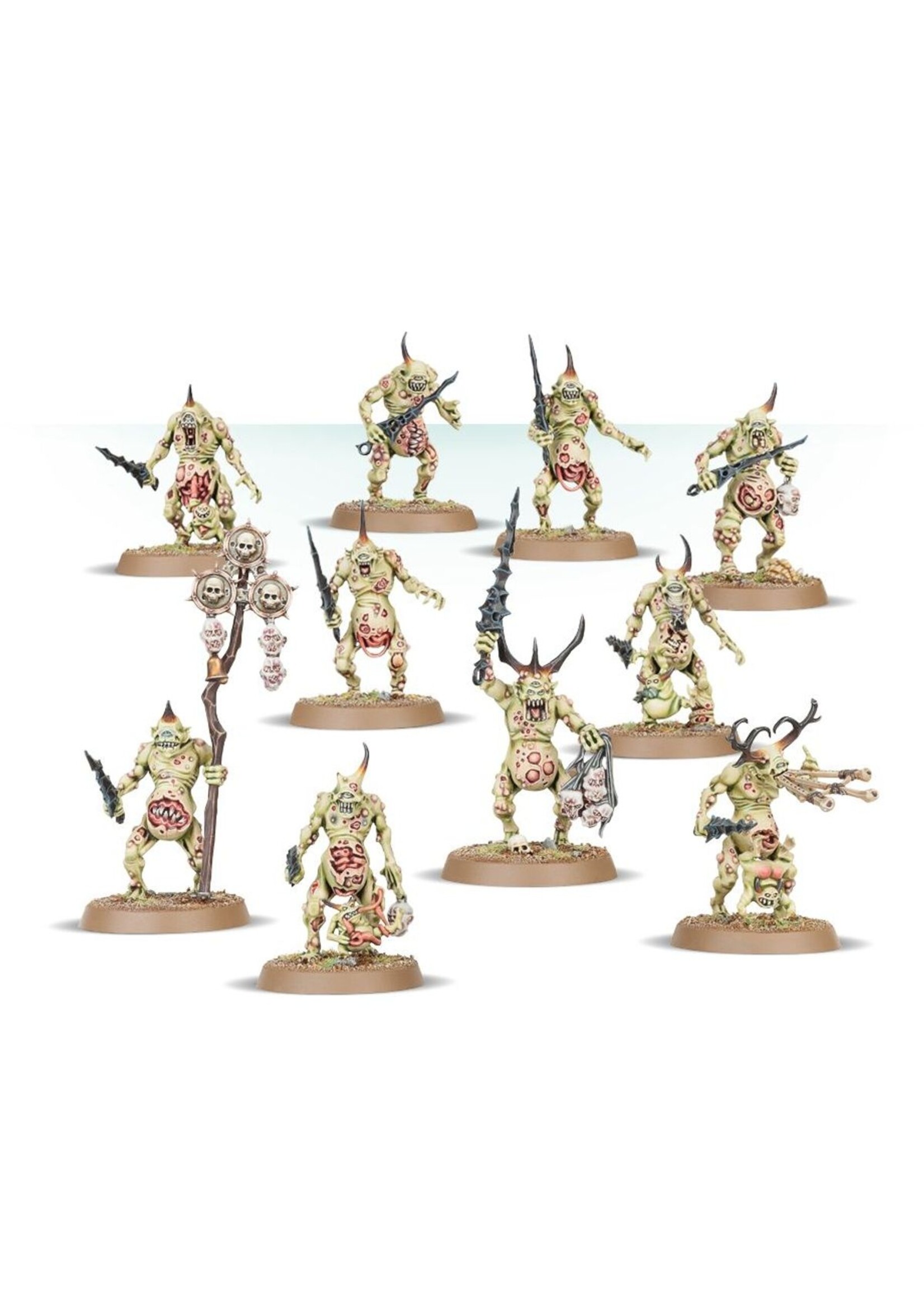 Warhammer: age of sigmar Maggotkin of Nurgle: Plaguebearers of Nurgle