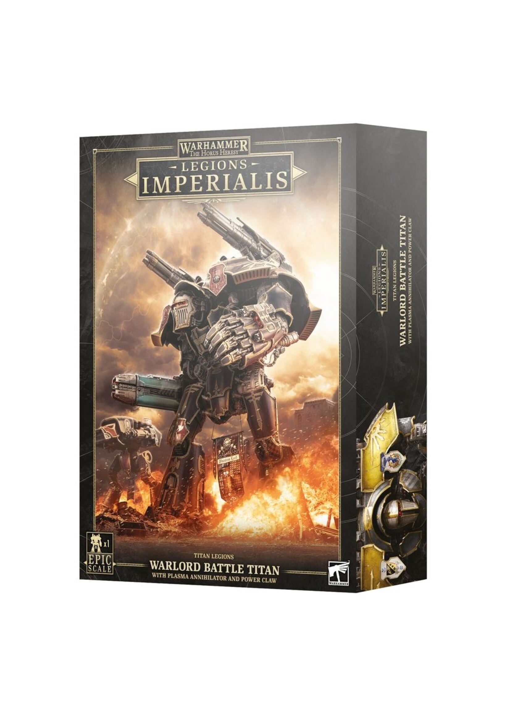Warhammer: Legions Imperialis Legions Imperialis: Warlord Battle Titan With Plasma Annihilator And Power claw