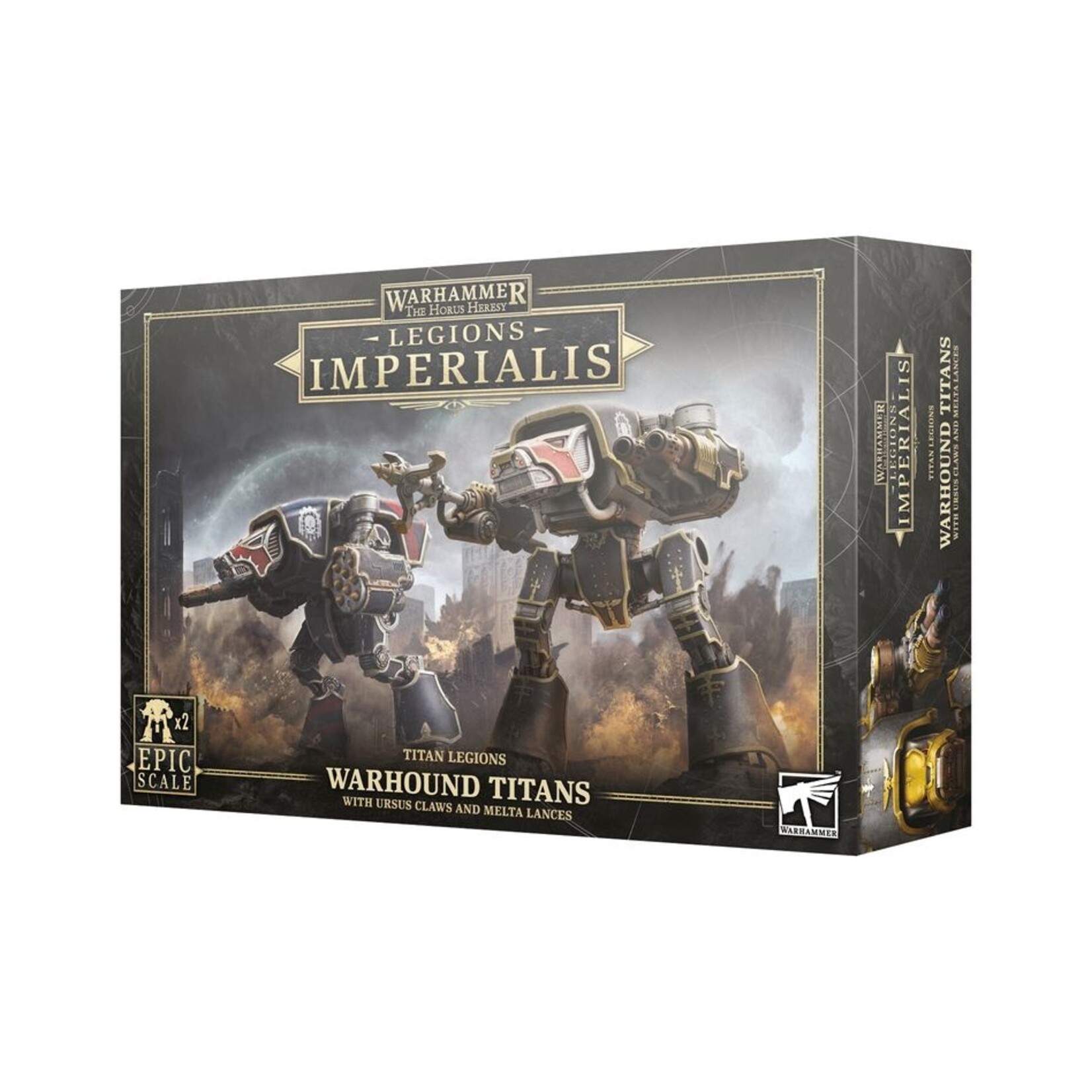 Warhammer: Legions Imperialis Legion Imperialis: Warhound Scout Titans With Ursus Claws And Melta Lances