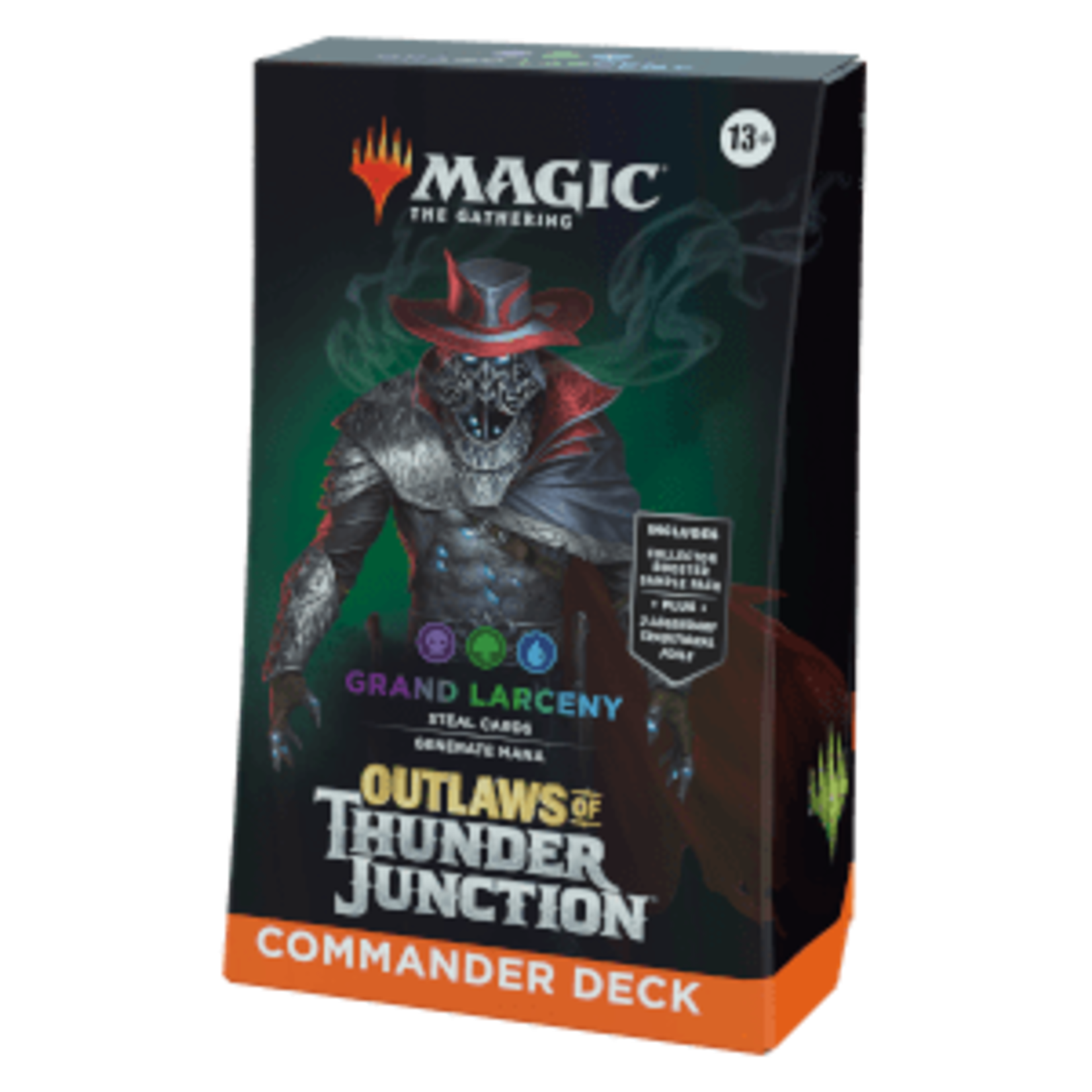 Magic the gathering Outlaws of Thunder Junction: "Grand Larceny" commander deck