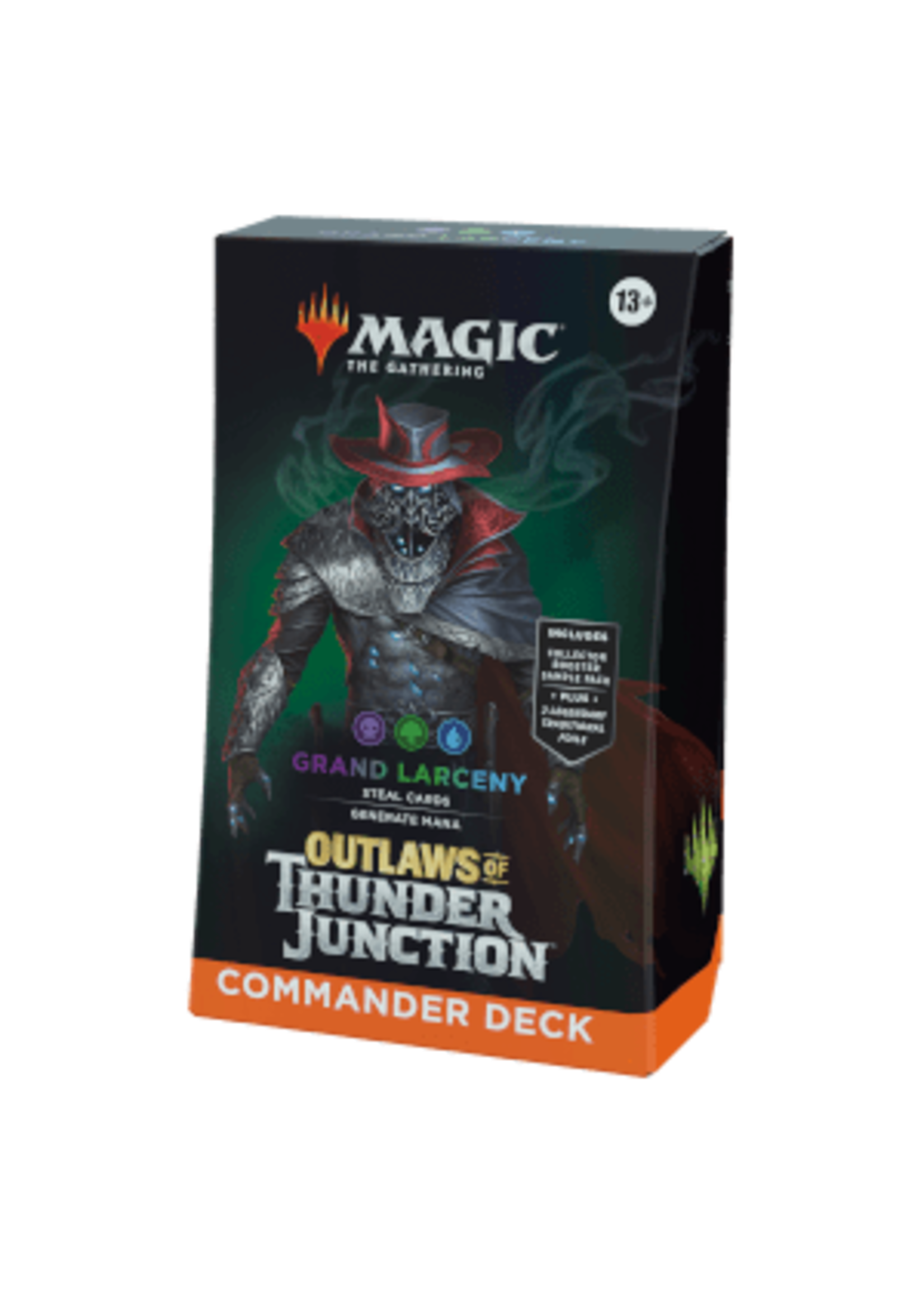 Magic the gathering Outlaws of Thunder Junction: "Grand Larceny" commander deck