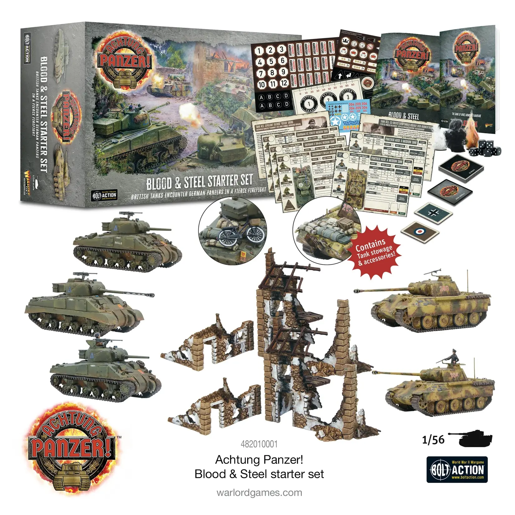 Bolt action Achtung Panzer! Blood & Steel Starter Set - EN