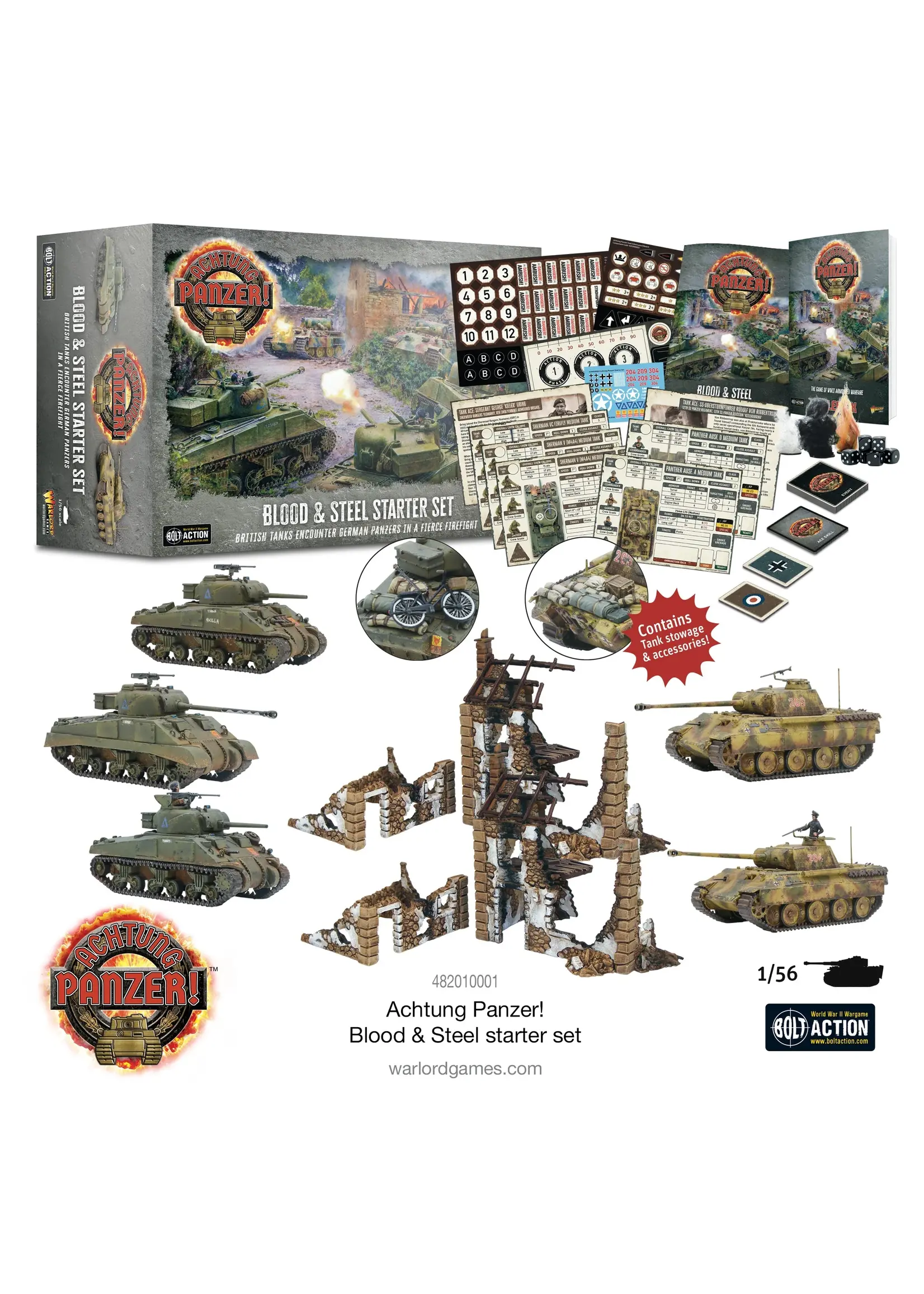 Bolt action Achtung Panzer! Blood & Steel Starter Set - EN