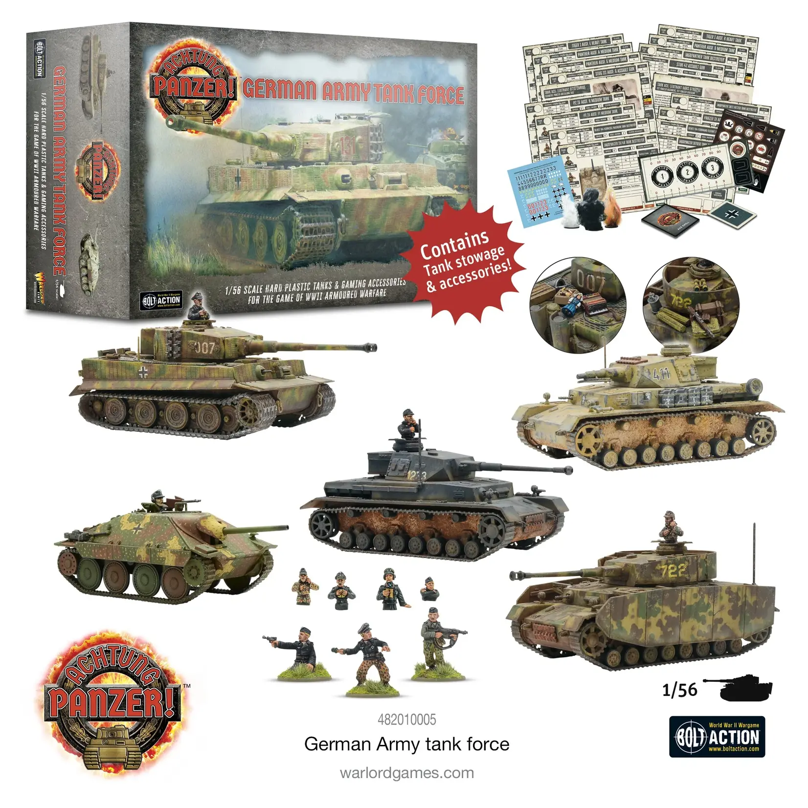 Bolt action Achtung Panzer! German Army Tank Force - EN