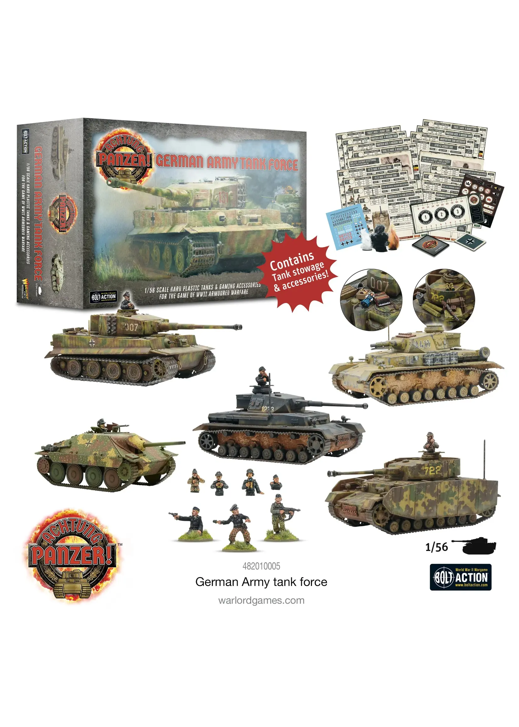 Bolt action Achtung Panzer! German Army Tank Force - EN