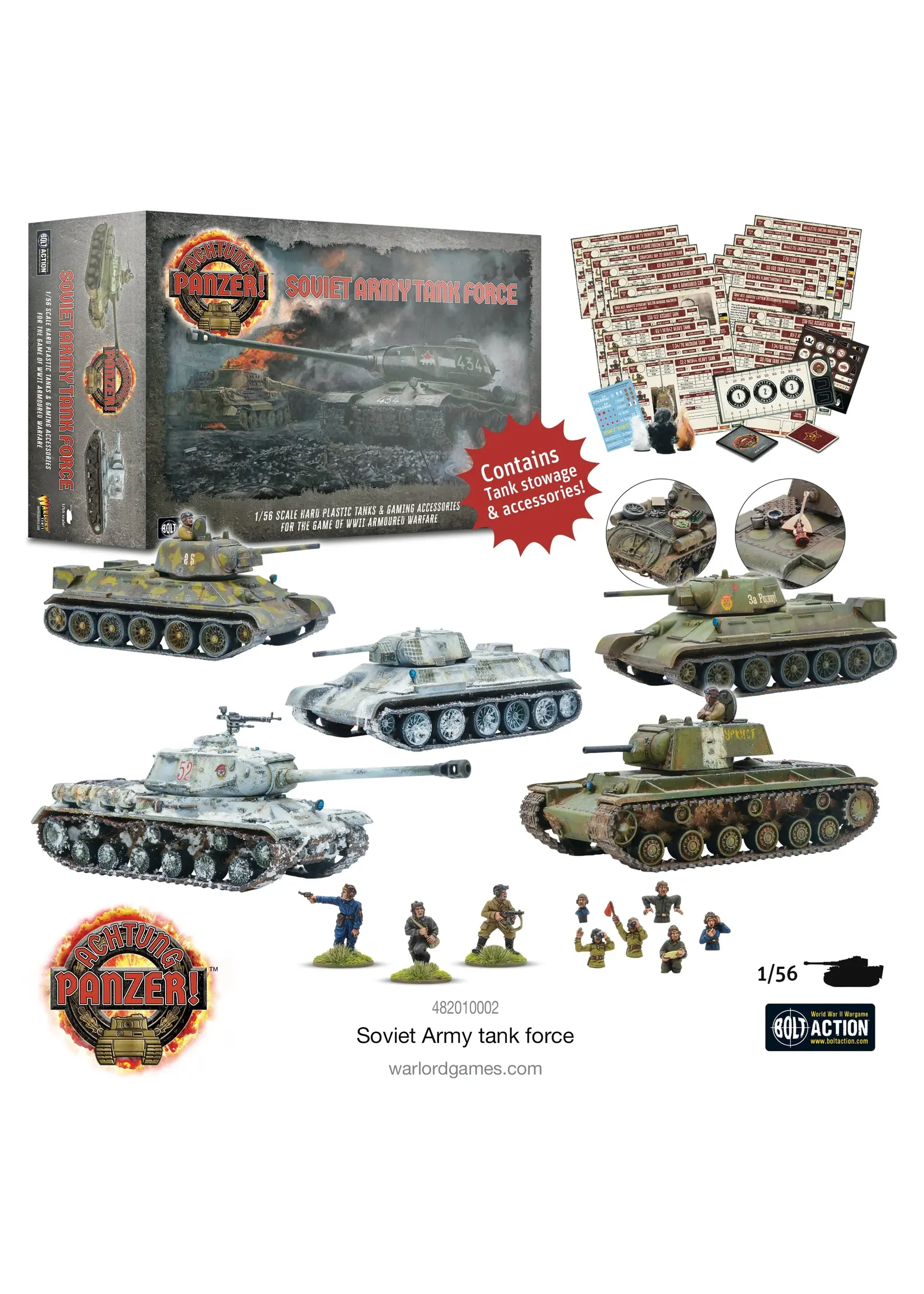 Bolt action Achtung Panzer! Soviet Army Tank Force - EN
