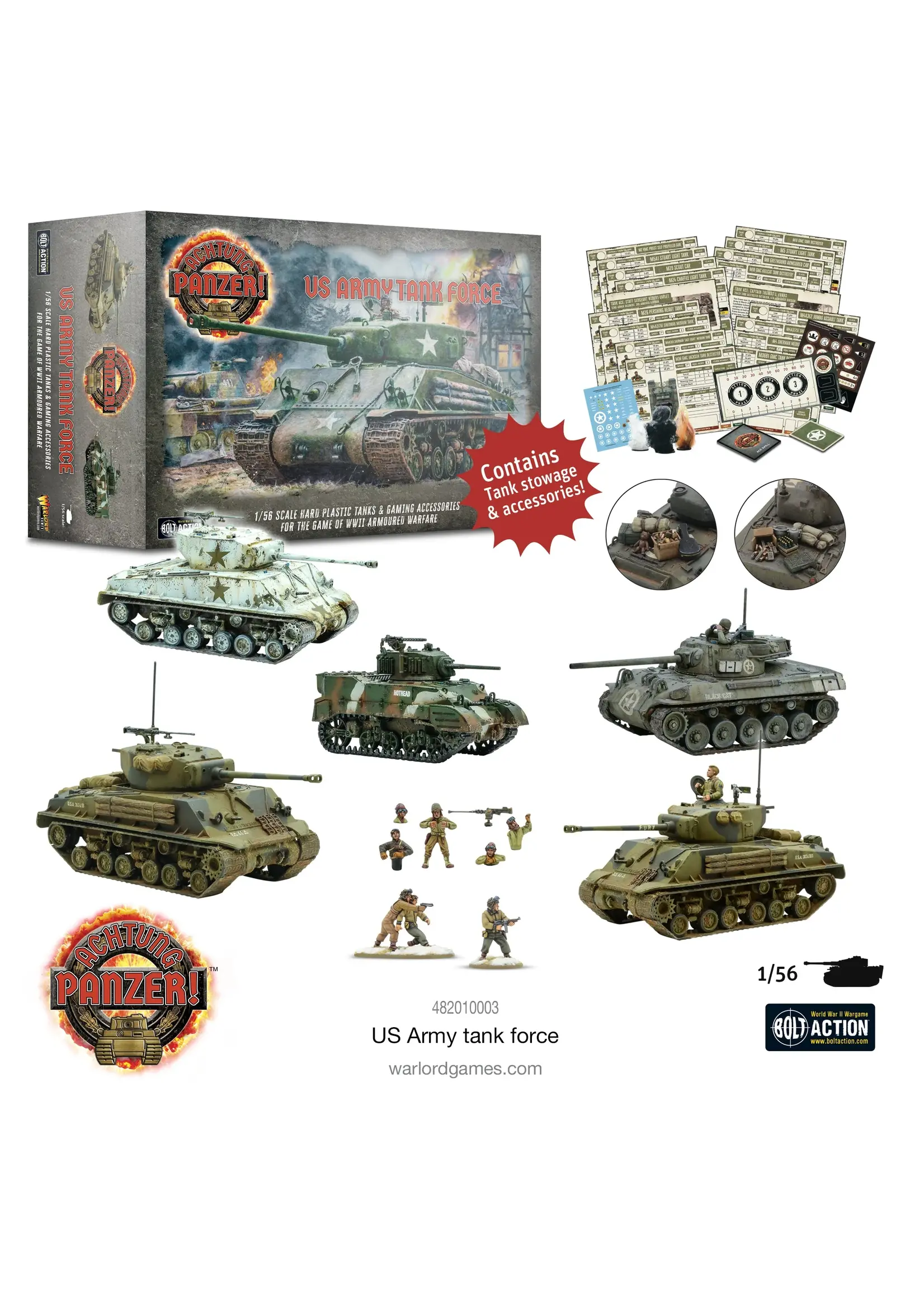 Bolt action Achtung Panzer! US Army Tank Force - EN