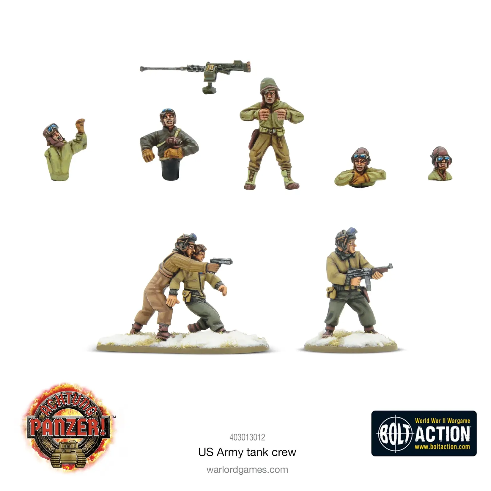 Bolt action Achtung Panzer! US Army Tank Crew - EN