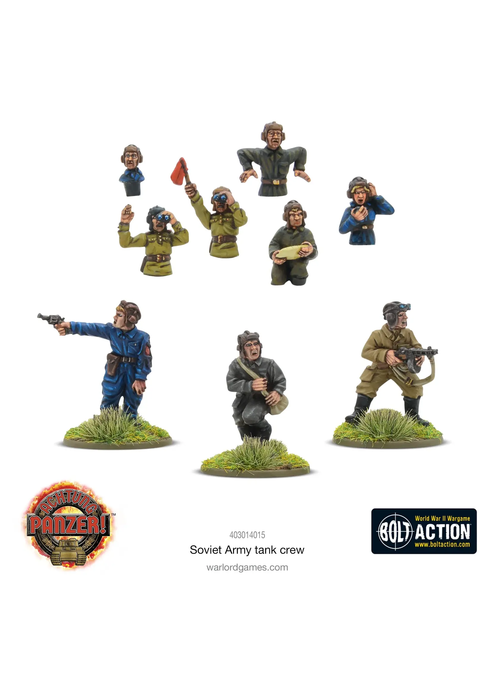 Bolt action Achtung Panzer! Soviet Army Tank Crew - EN