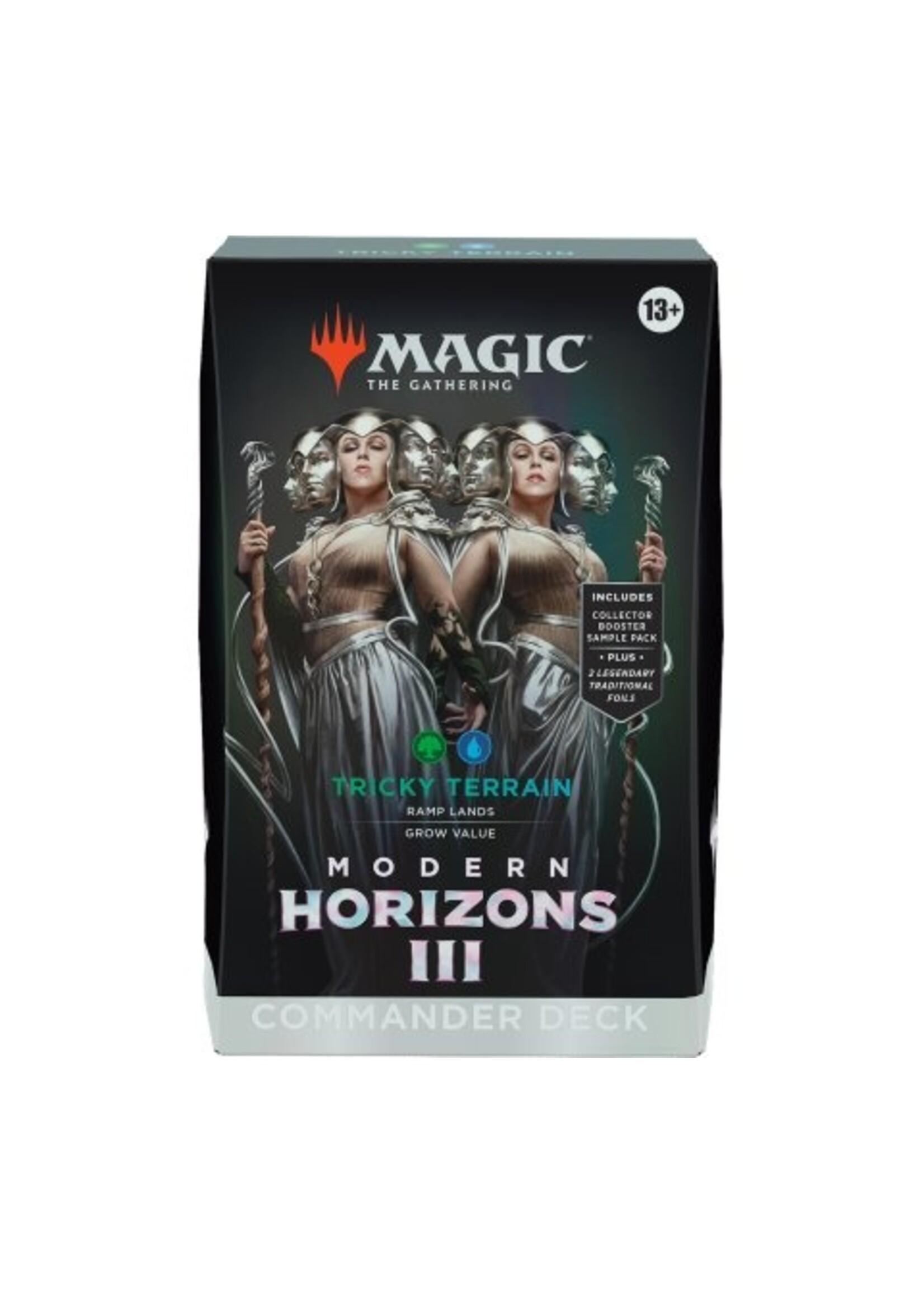 Magic the gathering Modern Horizons 3 - Tricky Terrain - Commander deck