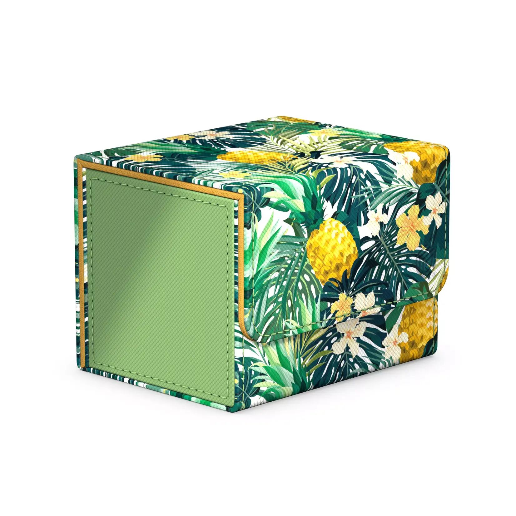Ultimate Guard Sidewinder 100+ Xenoskin "floral places" - Bahia Green