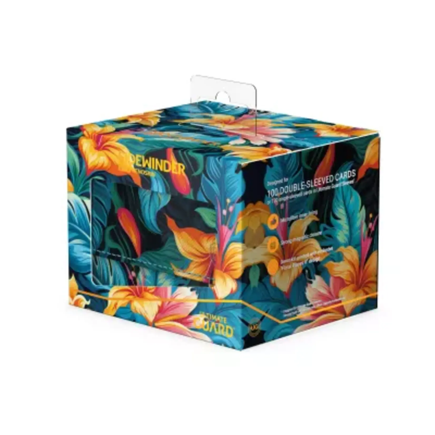 Ultimate Guard Sidewinder 100+ Xenoskin "floral places" - Tulum Blue