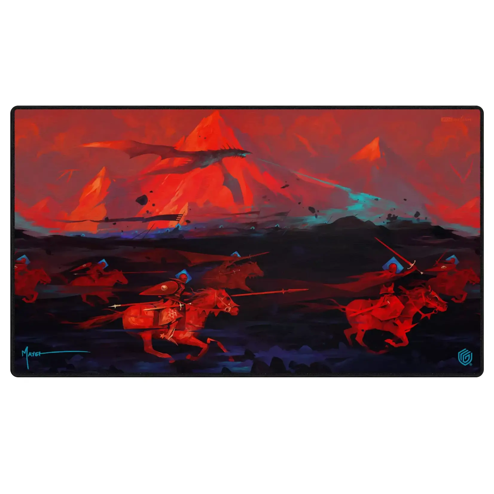 Ultimate Guard Ultimate Guard - 2024 exclusive Playmat - Dominik Mayer: crowned with fire