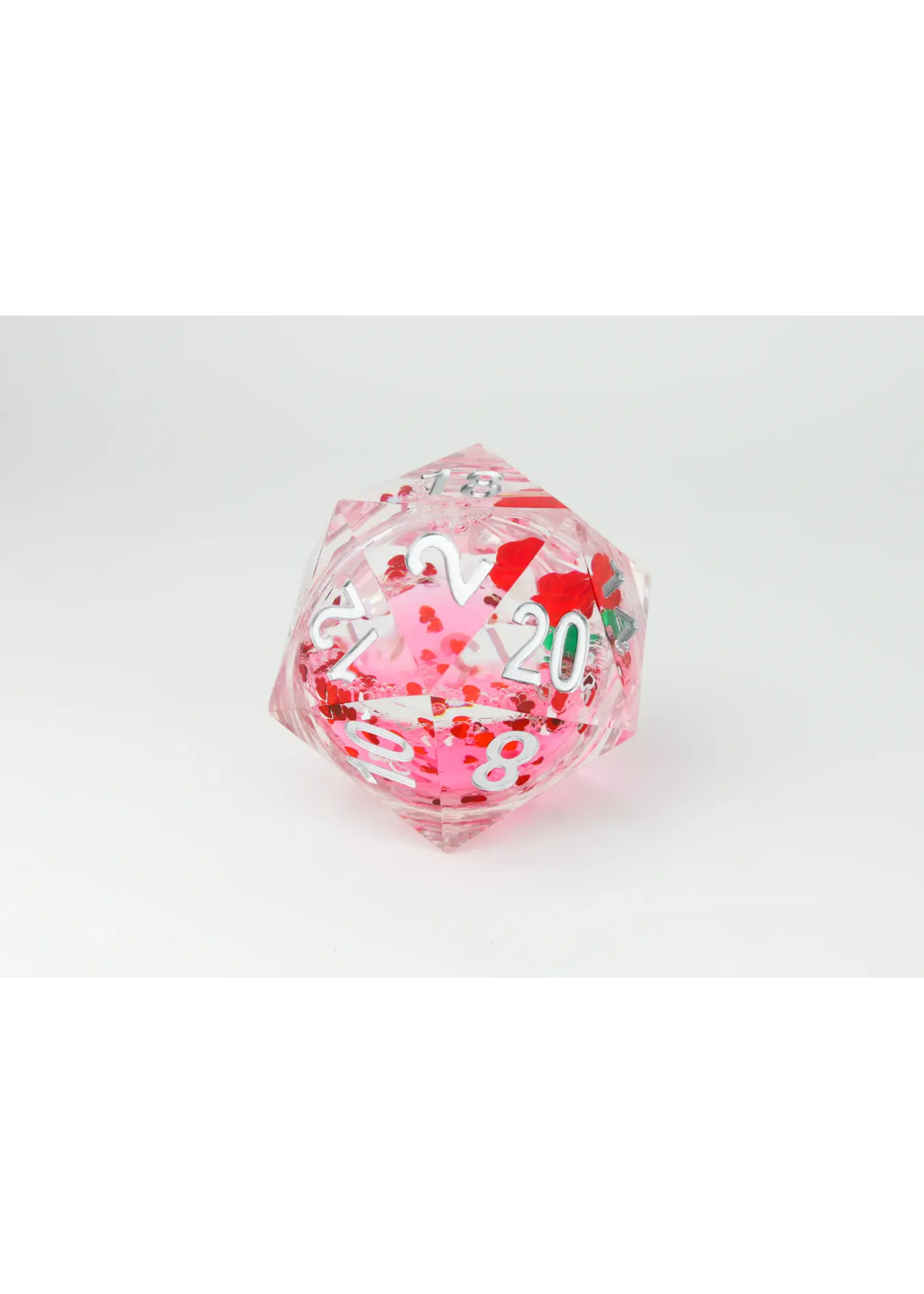 sirius dice Sirius Dice - Valentine Rose 54mm snowglobe D20