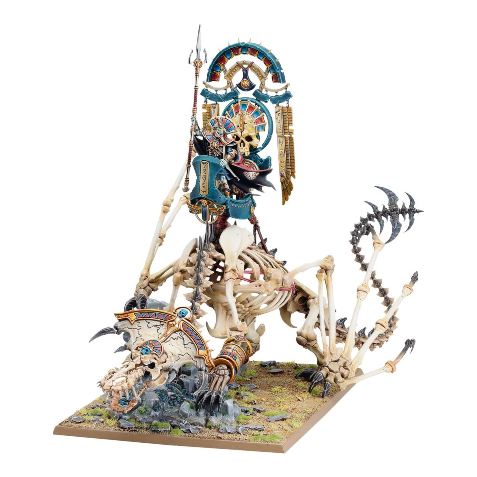 warhammer the old world Tomb Kings of Khemri: Tomb King on Necrolith Bone Dragon