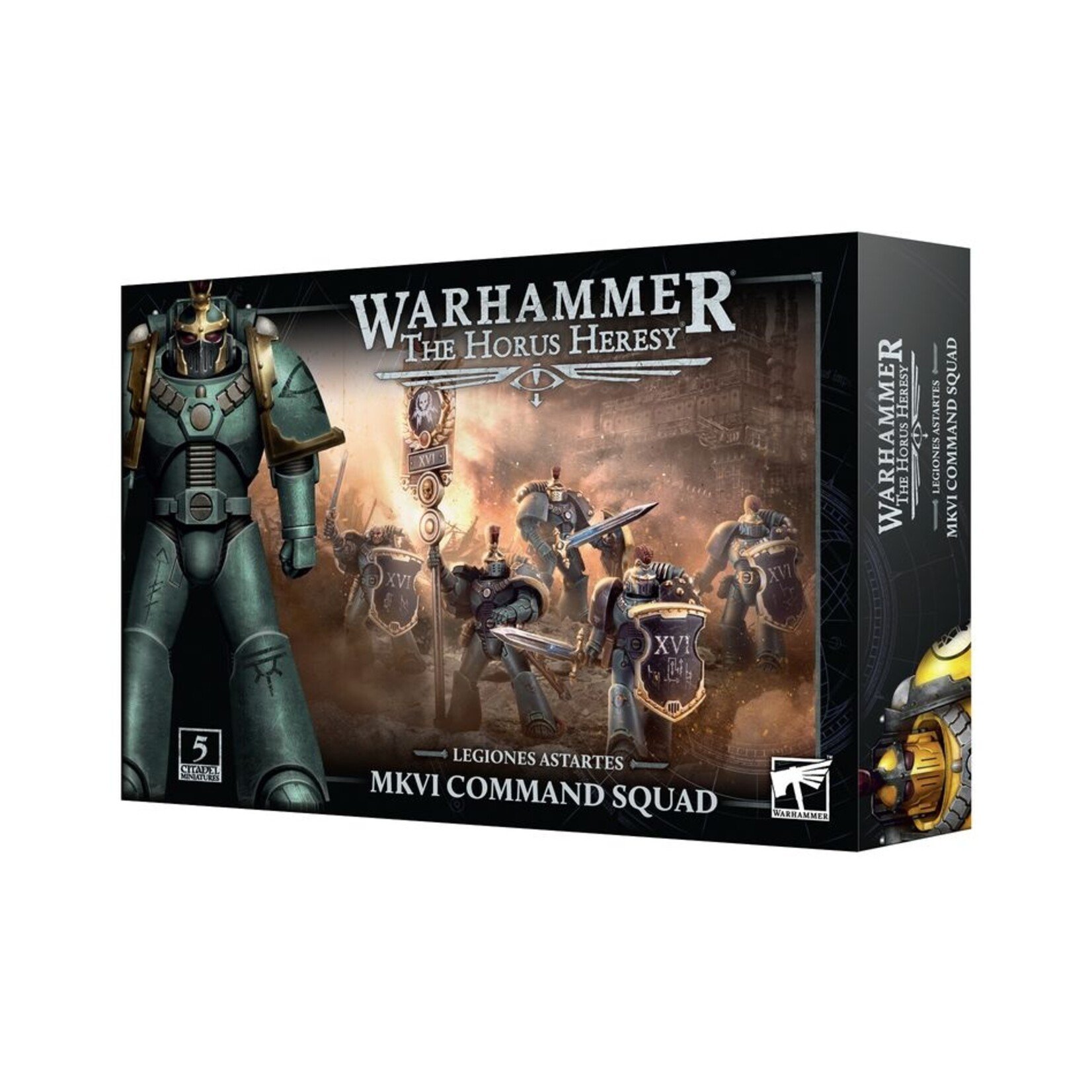 Warhammer: Horus Heresy (Preorder: releases 29/06) Legiones Astartes: MKVI Legion Command Squad