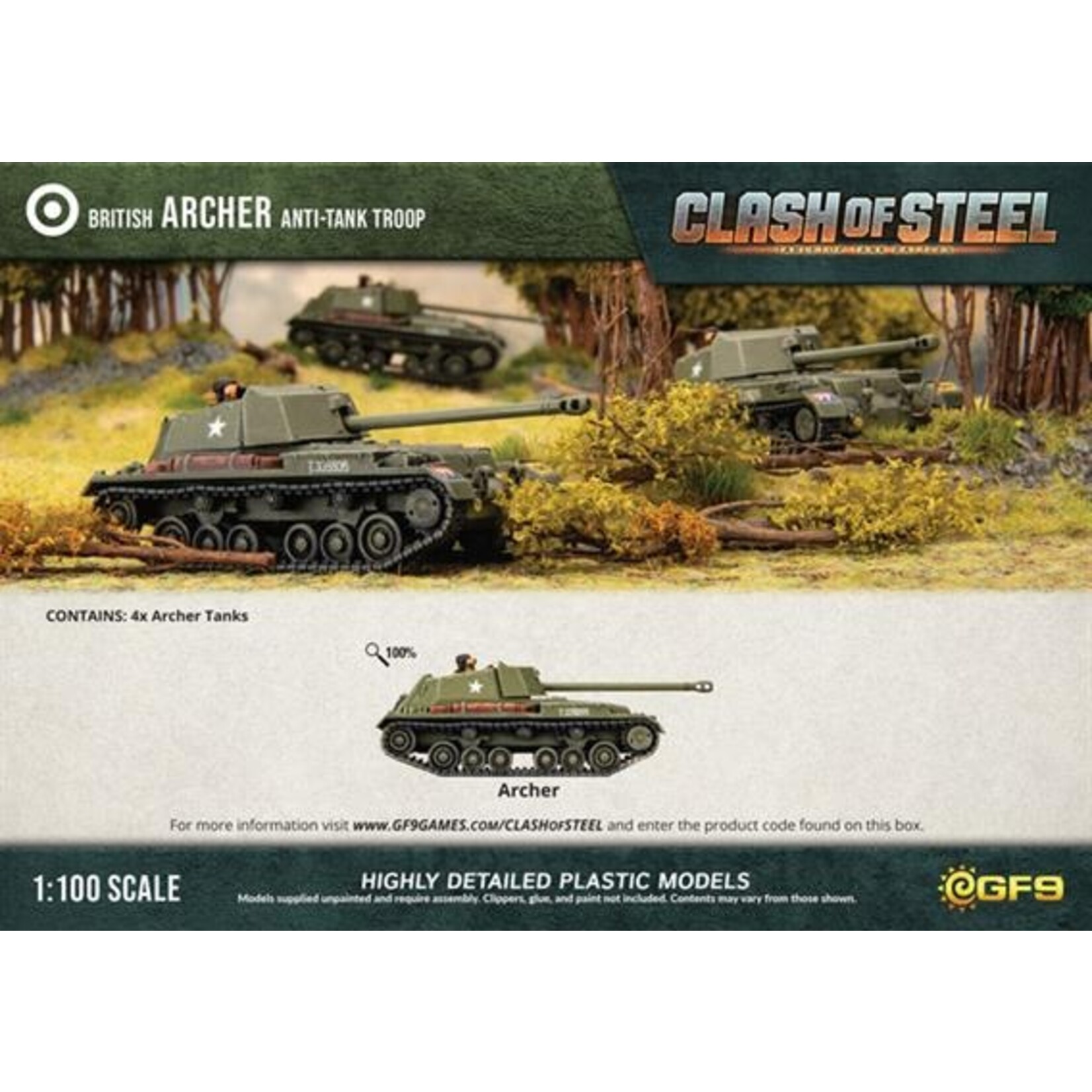 Clash Of Steel British: Archer Anti-Tank Troop