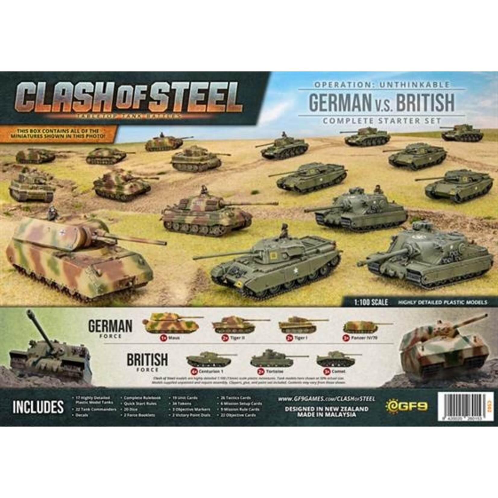 Clash Of Steel Starter Set - Operation: Unthinkable German VS British